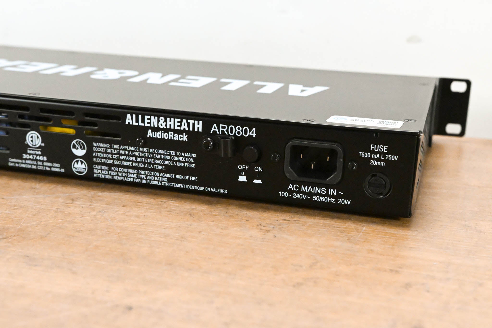 Allen & Heath AR84 8in / 4out Expansion AudioRack for GLD and Qu Mixers