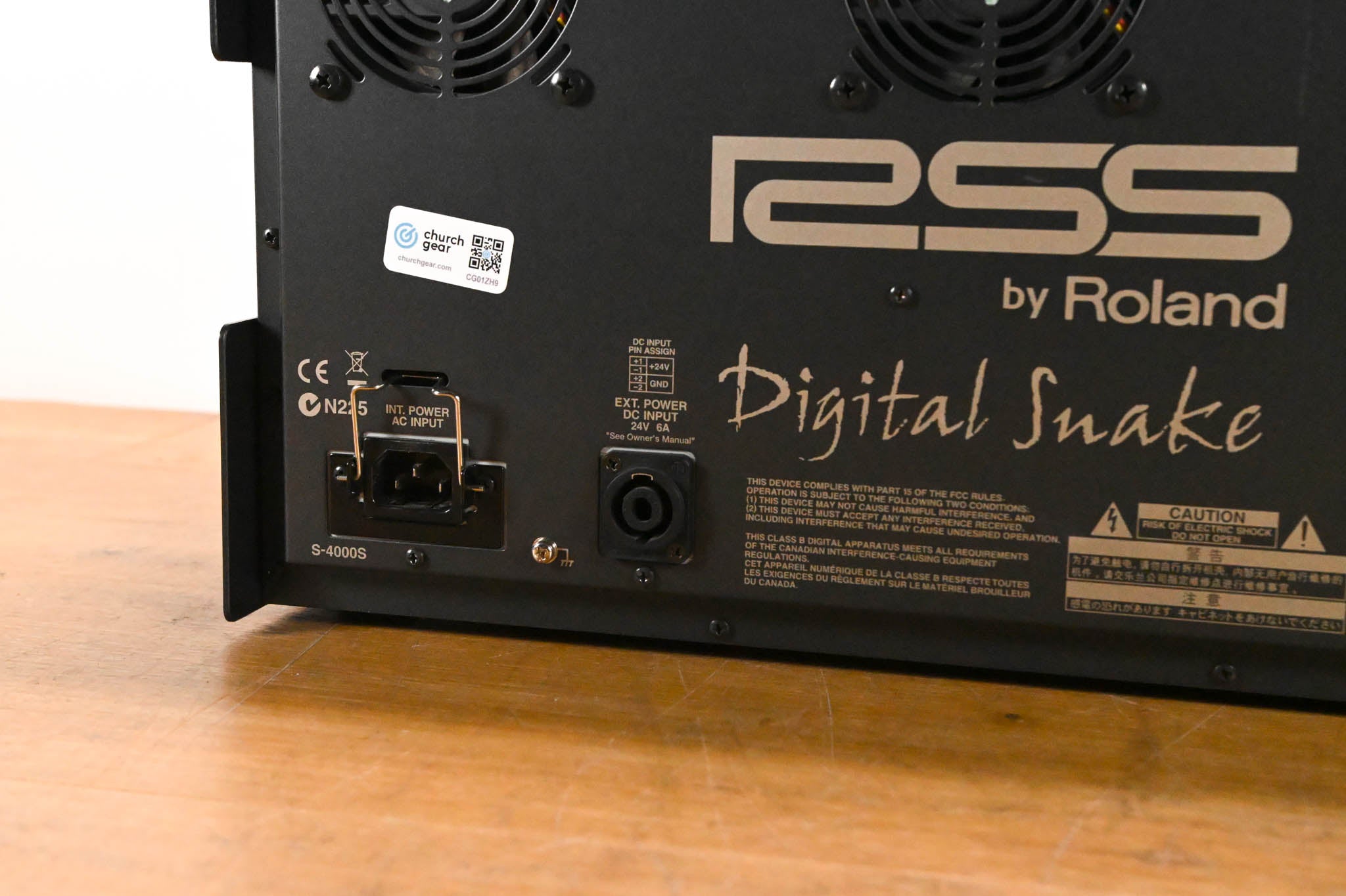 Roland S-4000S Digital Snake 40-Input Modular Stage Unit