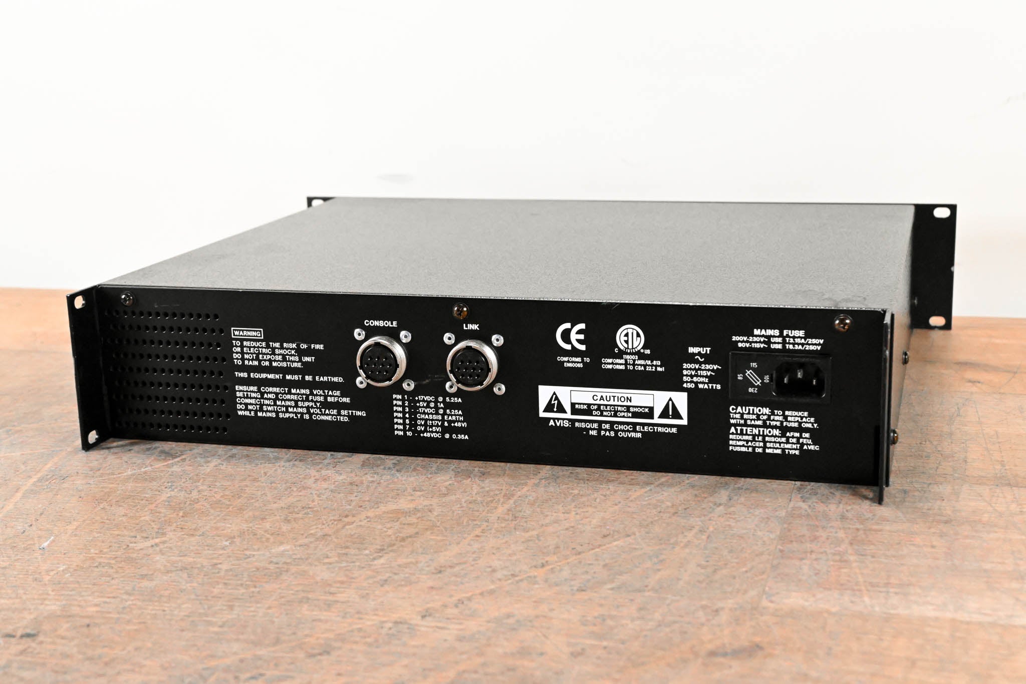 Soundcraft CPS-275 Console Power Supply