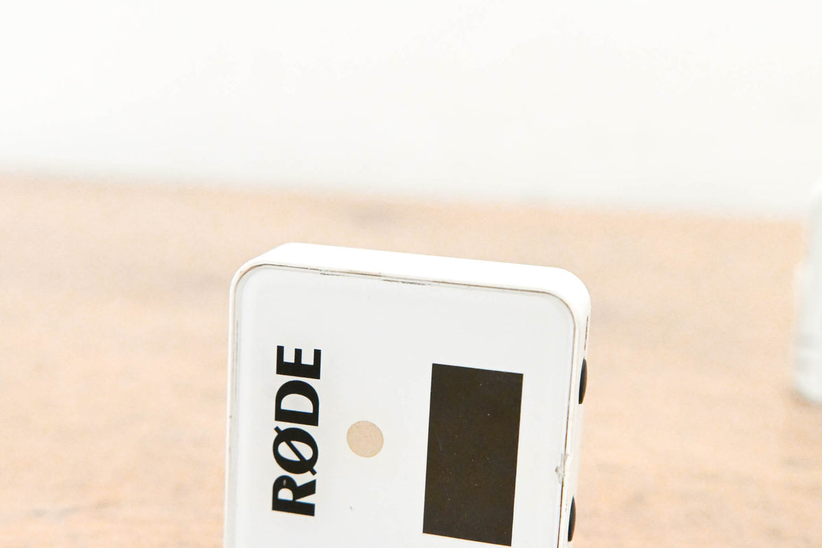 RØDE Wireless GO Single Microphone System - White (NO POWER SUPPLY)