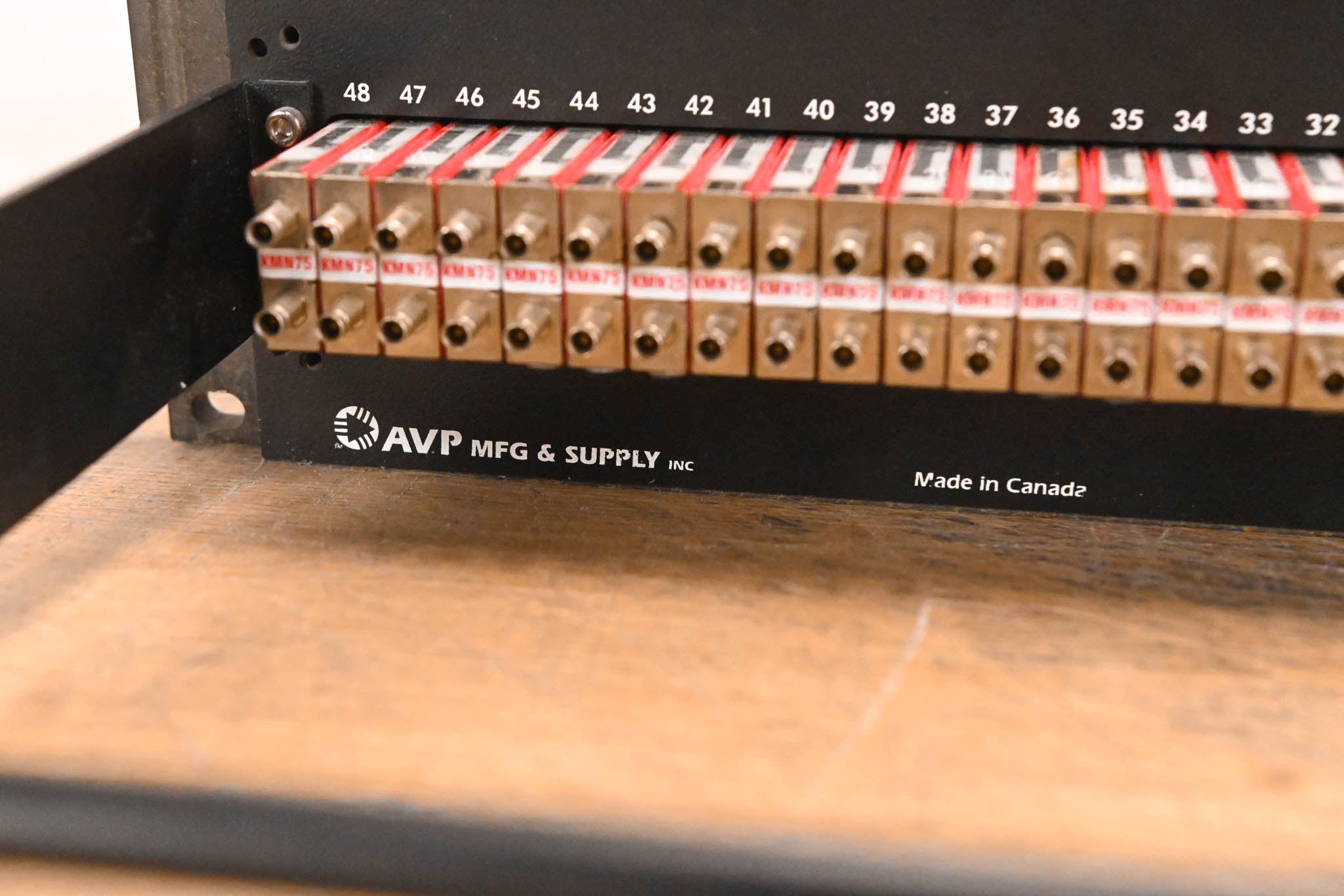 AVP SuperHD Micro 3G Video Patchbay 2RU w/ KMN75 & KM75 Modules