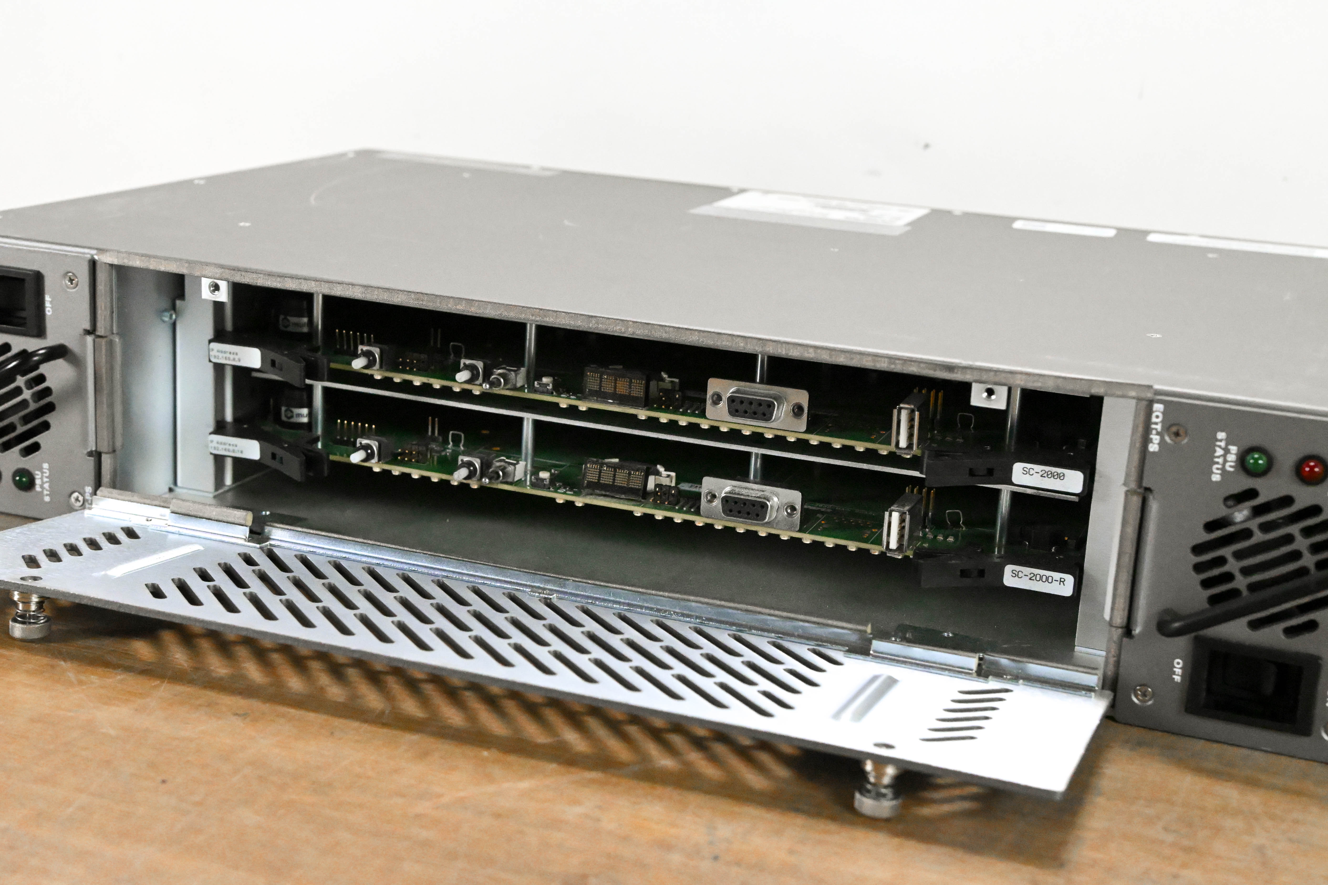 Evertz SC-2000 System Controller 2RU Rackmount Chassis w/ Cards