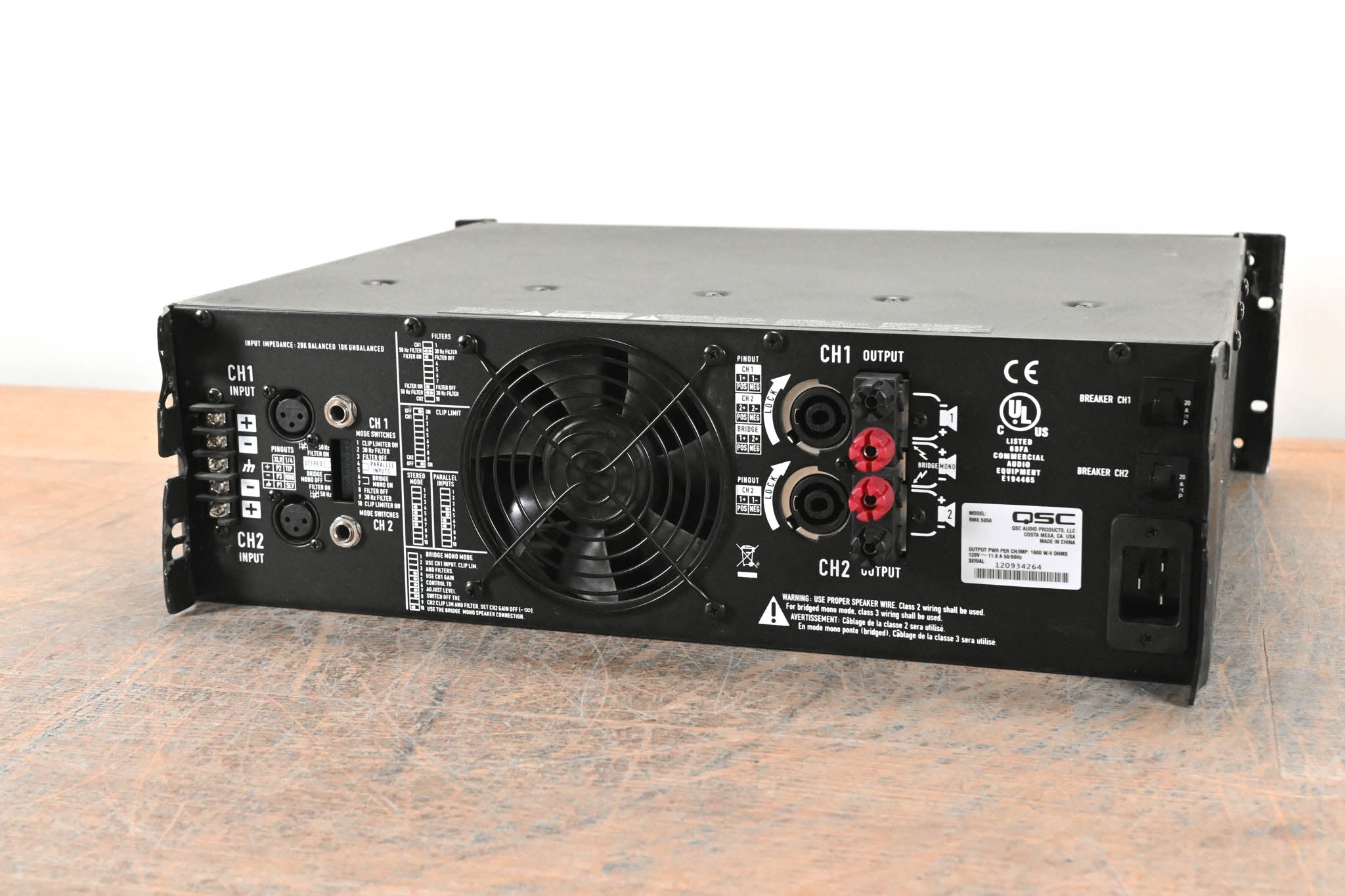 QSC RMX5050 2-Channel Power Amplifier