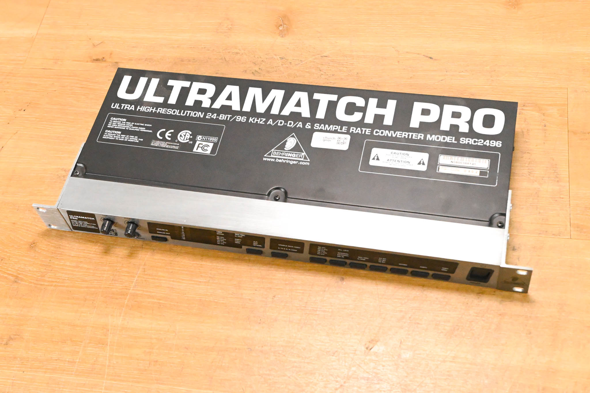 Behringer ULTRAMATCH PRO SRC2496 Sample Rate Converter