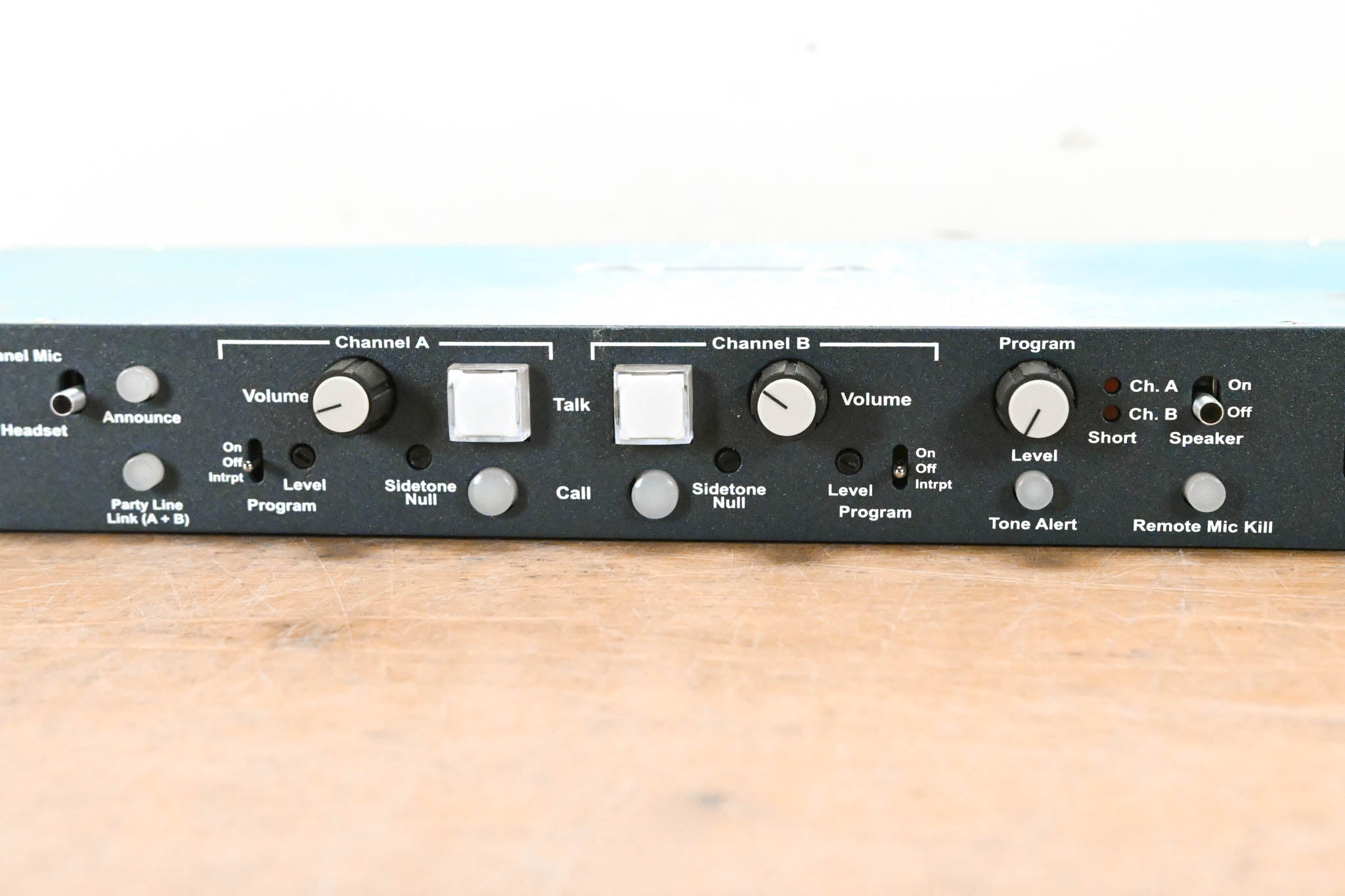 Clear-Com MS-702 2-Channel 1RU Intercom Main Station
