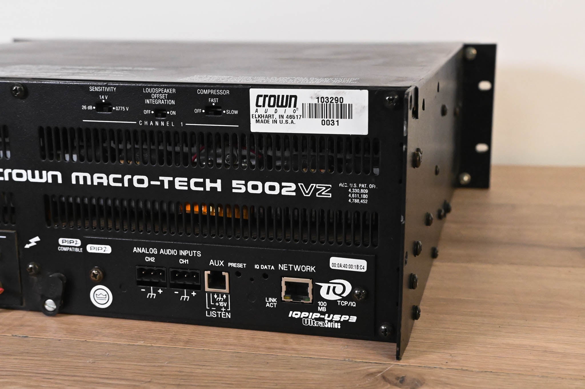 Crown Macro-Tech 5002VZ 2-Channel Power Amplifier