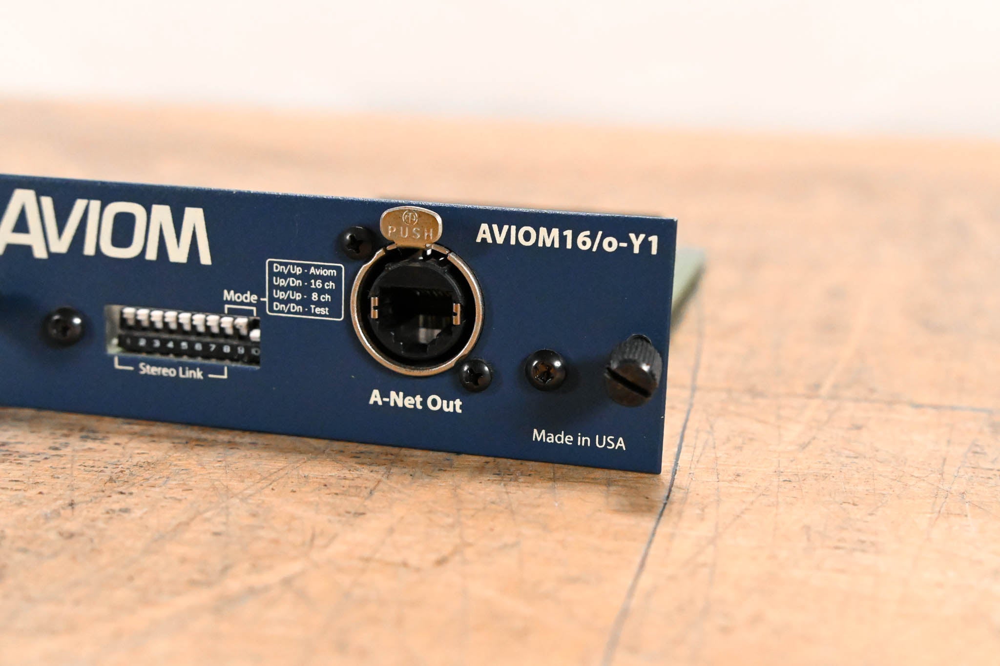 Aviom 16/o-Y1 A-Net Card for Yamaha Digital Products