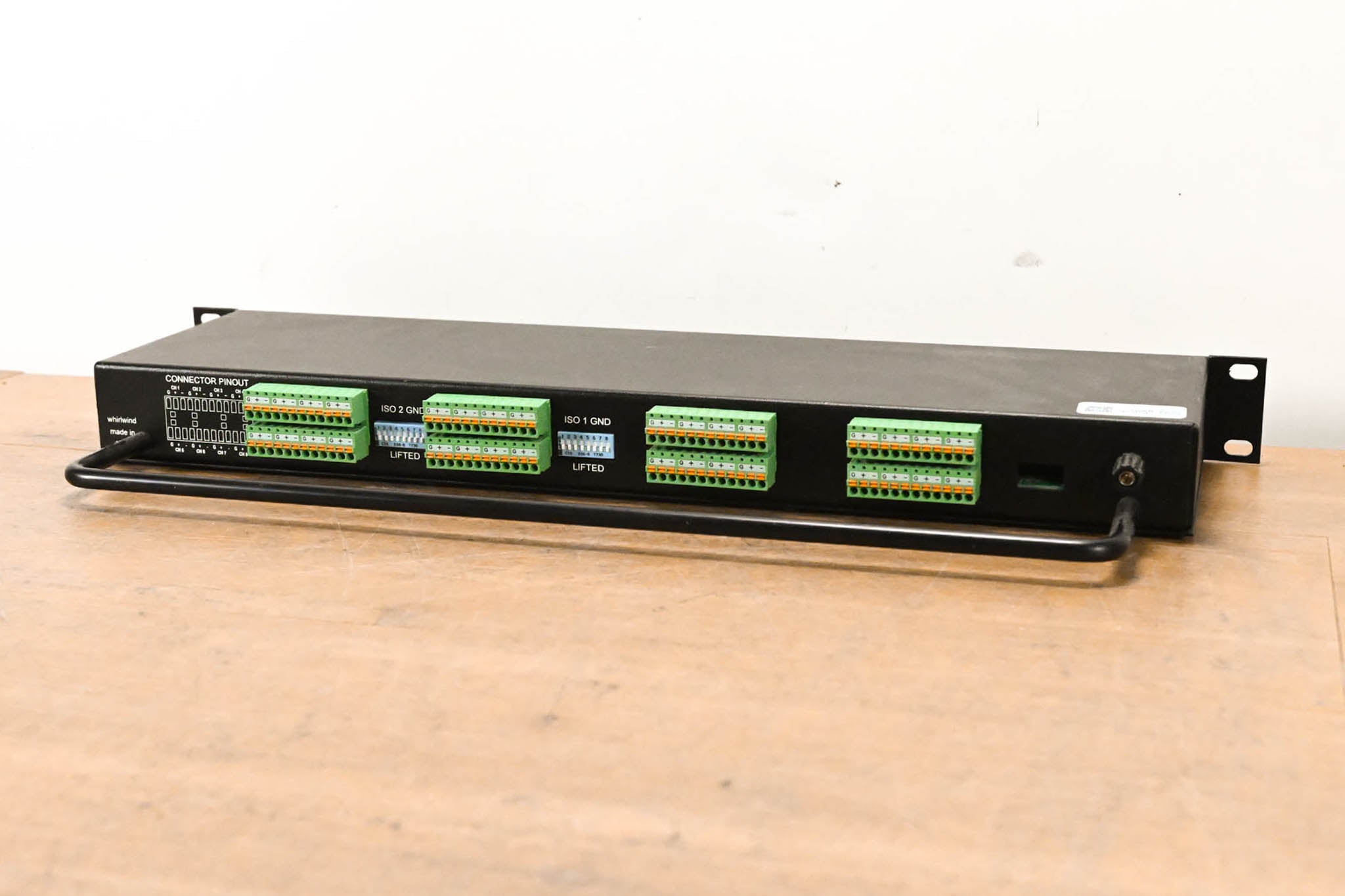 Whirlwind SPC83 8-Channel Mic Splitter w/ 1 Direct & 2 Isolated Outputs