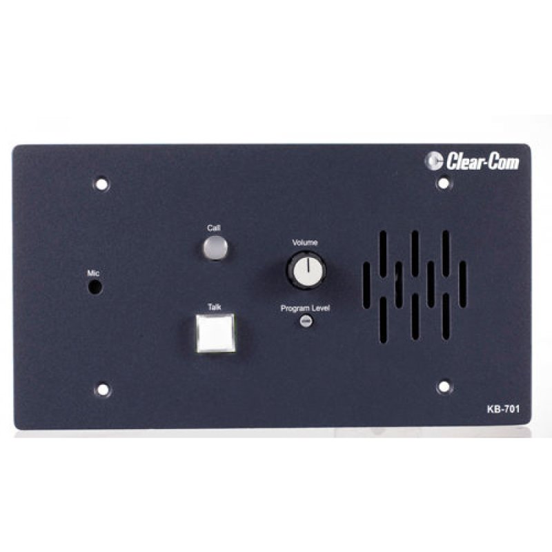1-Channel Flush-Mount Push-to-Talk Speaker/Mic Station