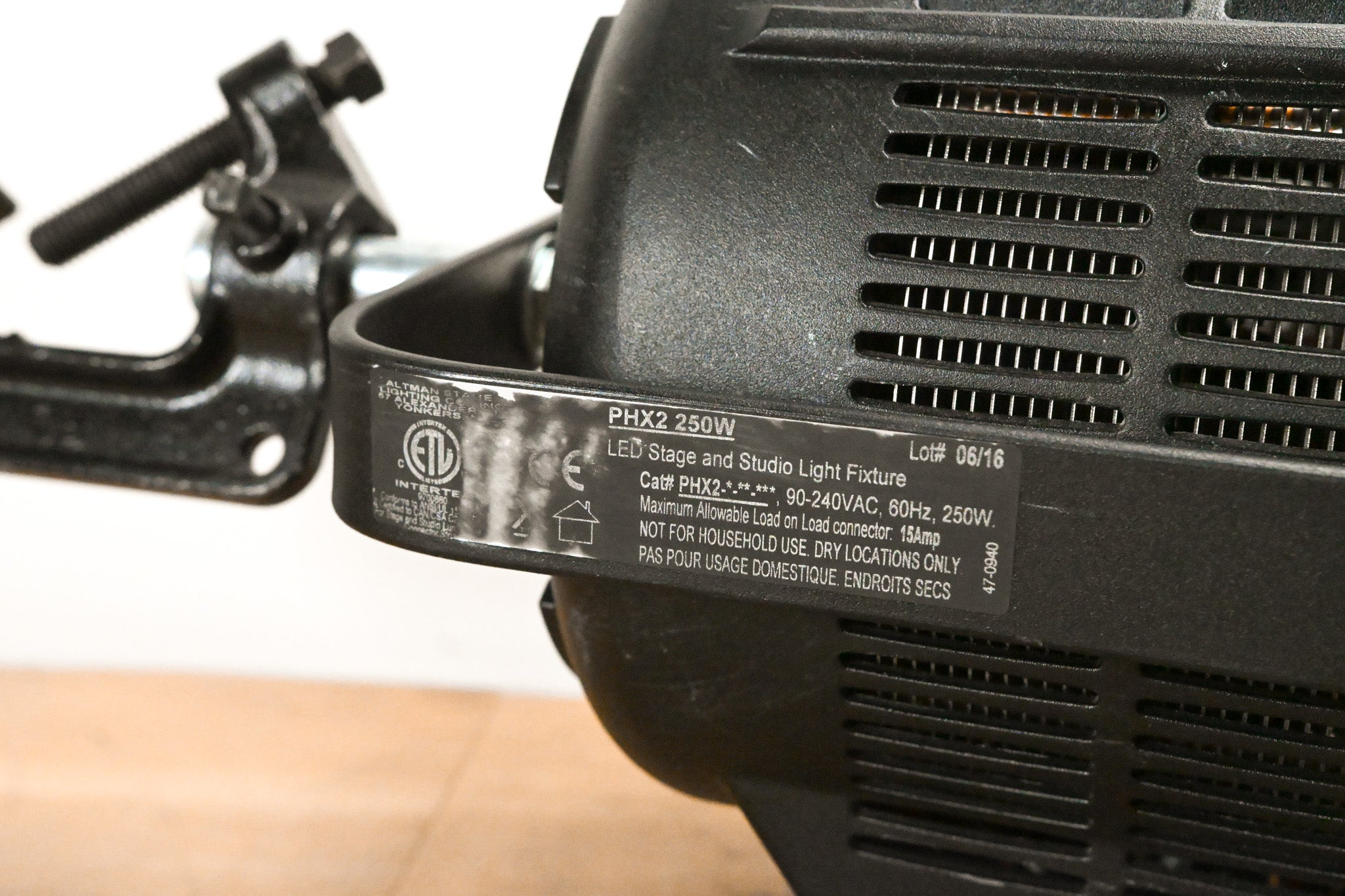 Altman PHX 250W 3000K LED Profile Spot 19 Degree Ellipsoidal Light