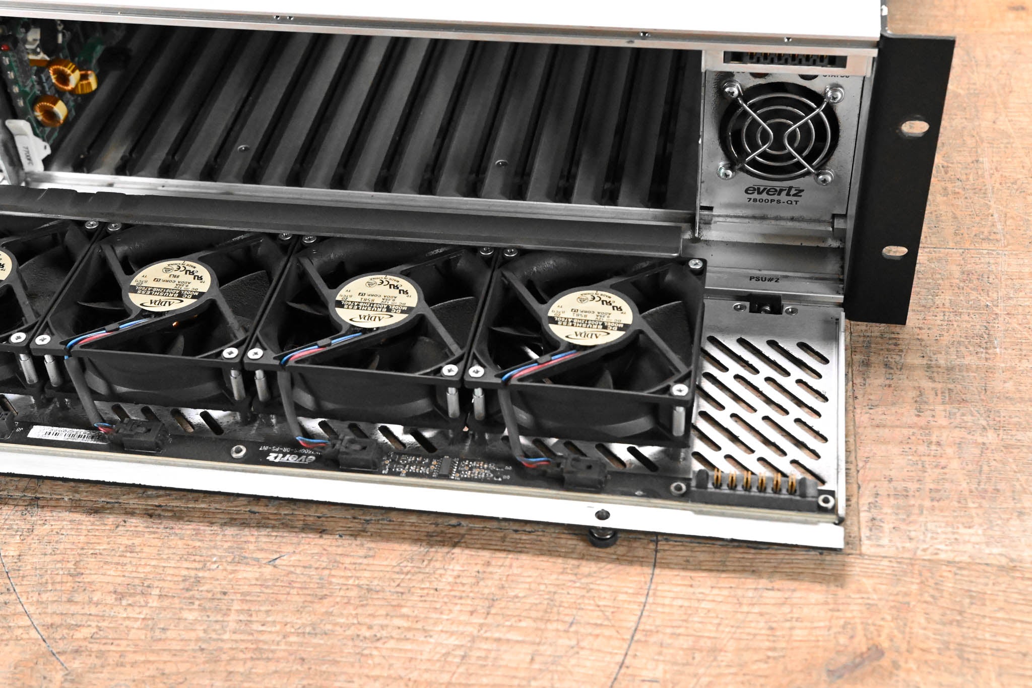 Evertz 7800FR-QT 3U Rack-Mountable Quiet Multiframe