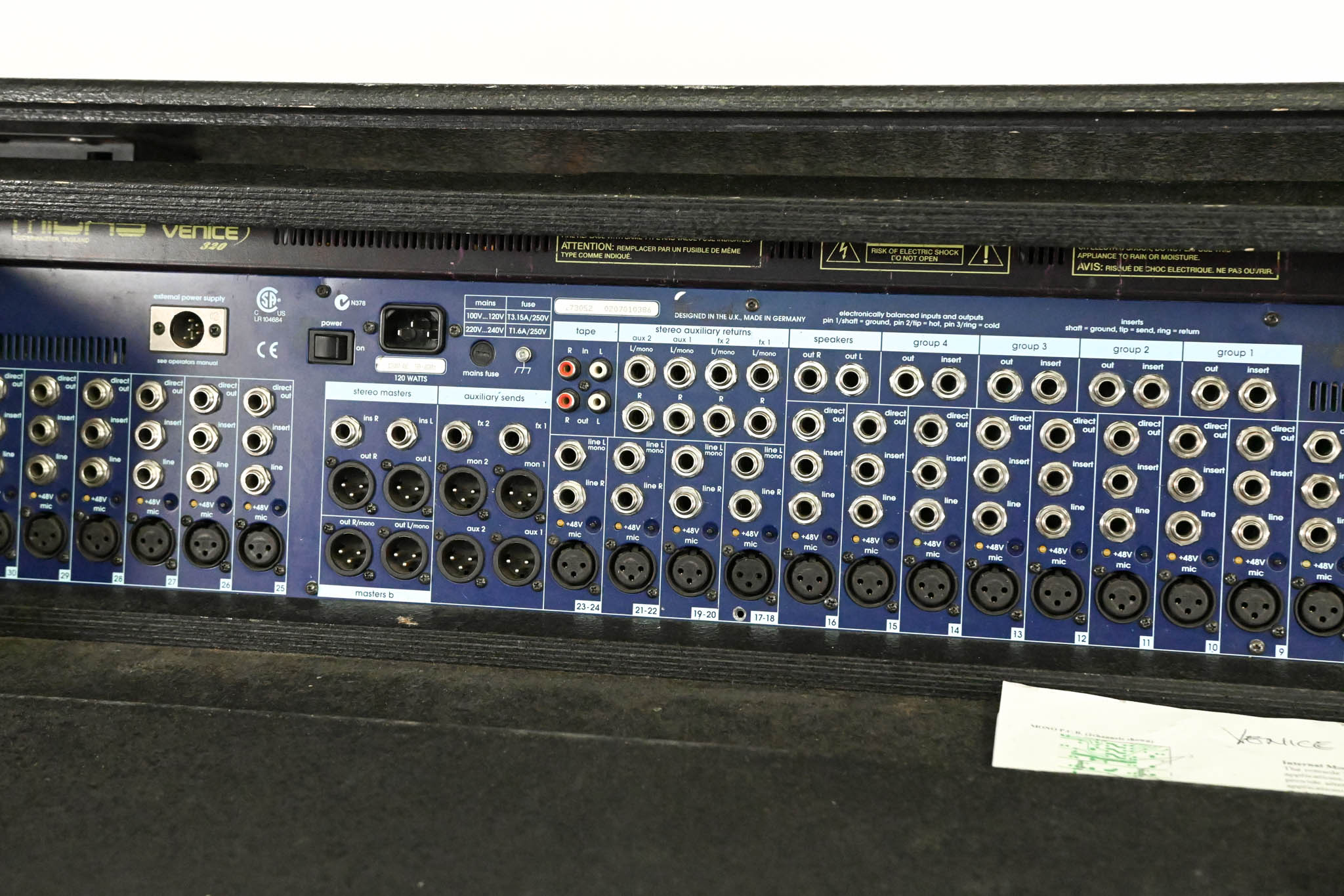 Midas Venice 320 32-Channel Analog Mixing Console with Road Case