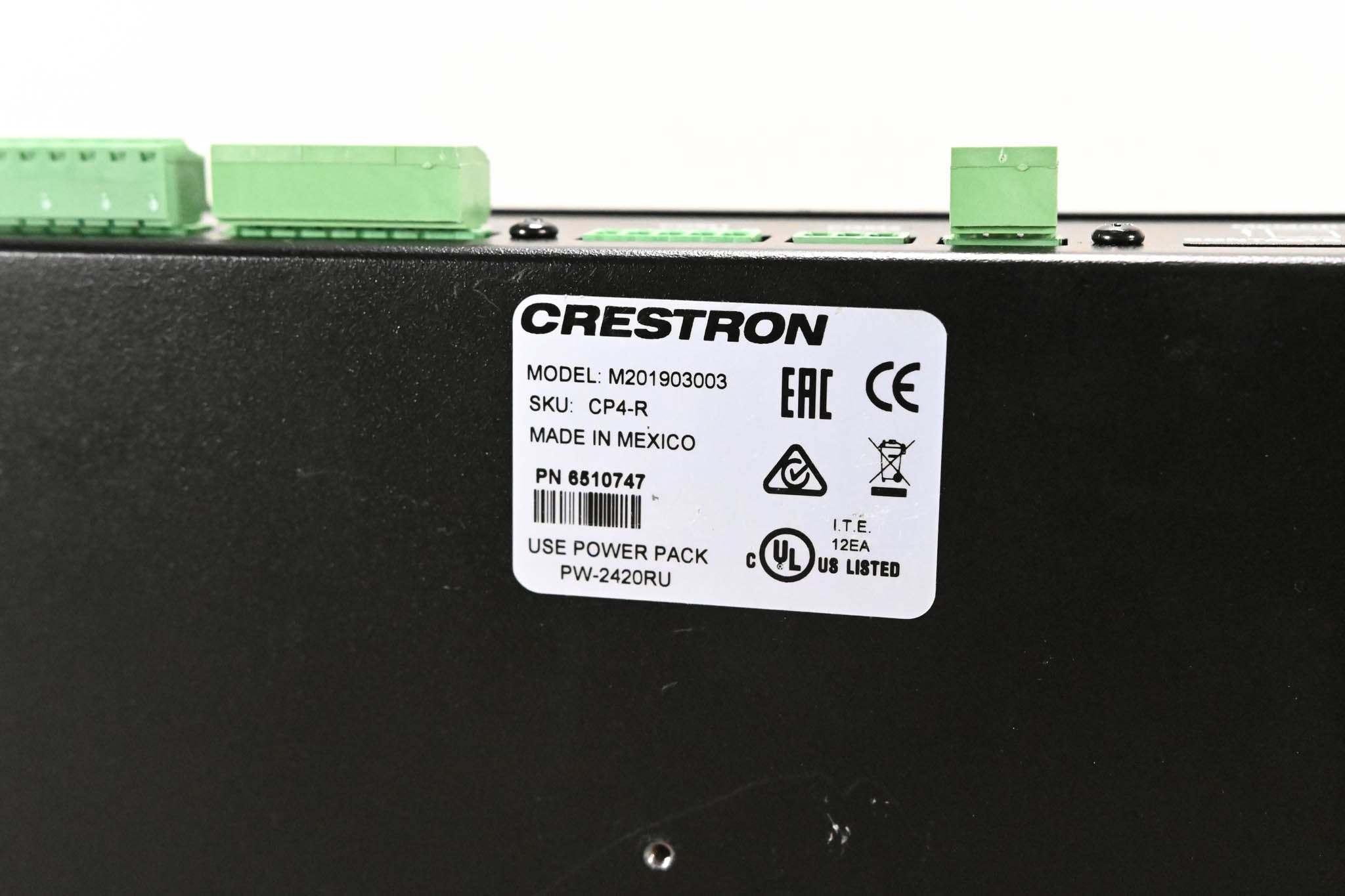 Crestron CP4-R Control Processor for Crestron Home OS (NO POWER SUPPLY)