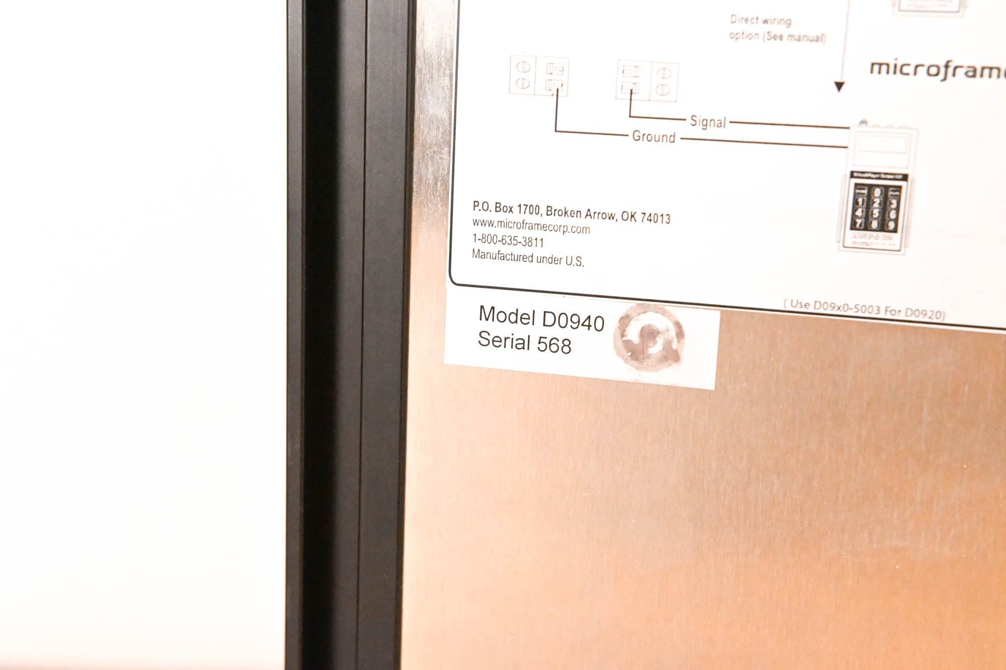 Microframe D0940 Model 940 4-Digit Visual Pager Display