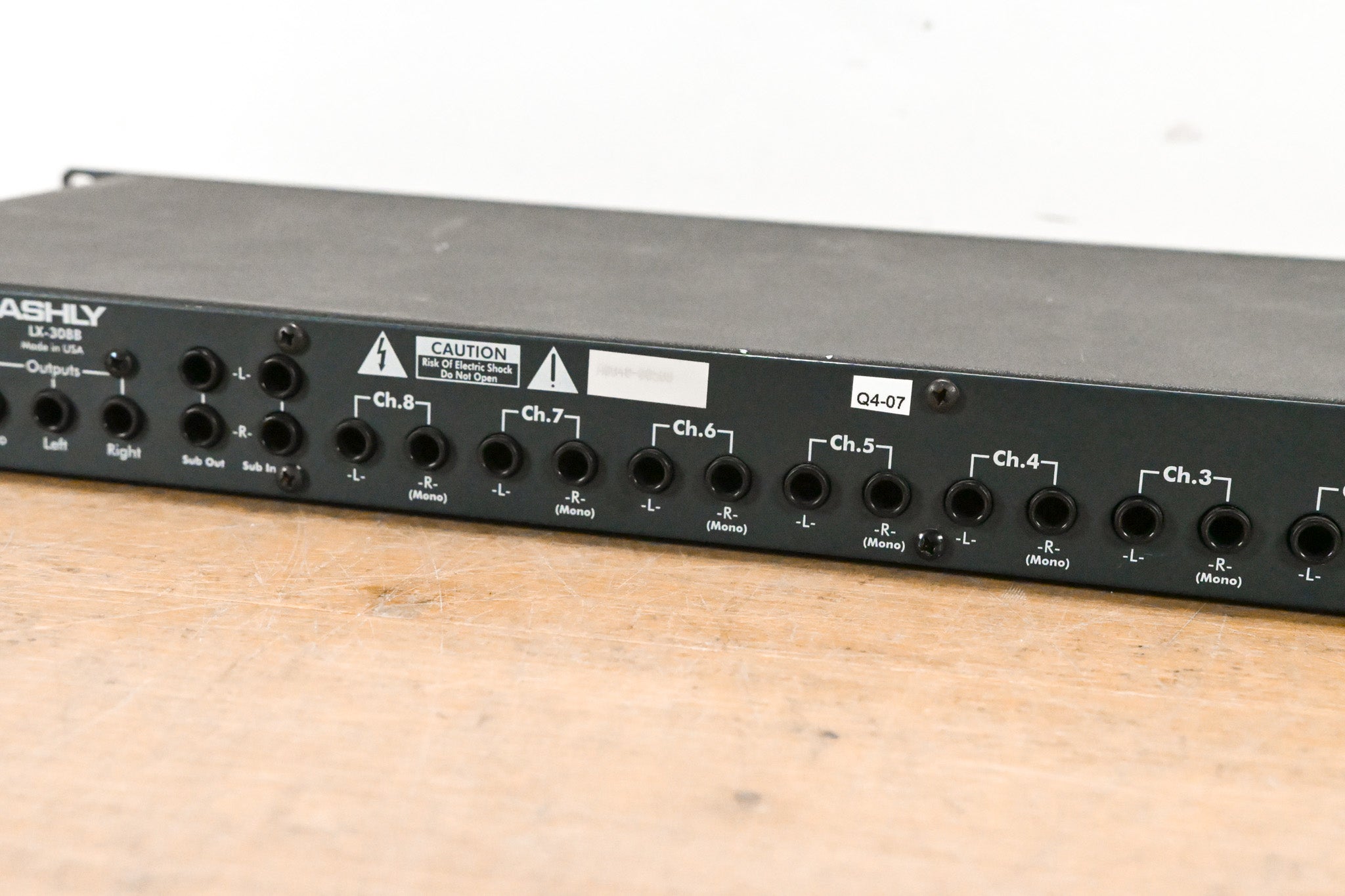 Ashly LX-308B 8-Channel Stereo Line Mixer