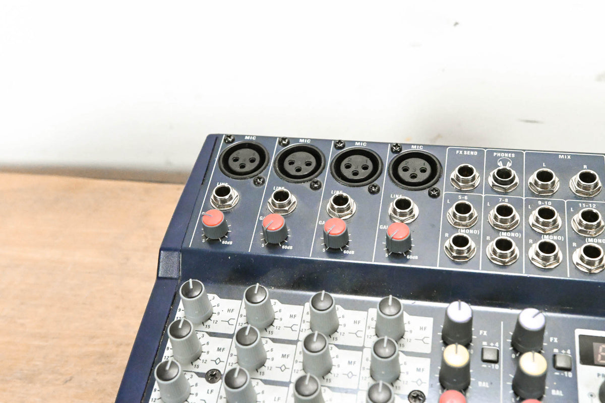 Soundcraft Notepad 124FX Compact 12-Input Analog Mixing Console (NO PSU)