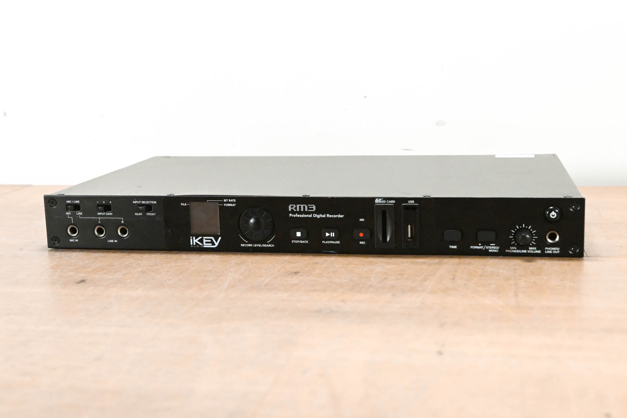 iKey Audio RM3 Rackmount Digital Audio Recorder (NO POWER SUPPLY)