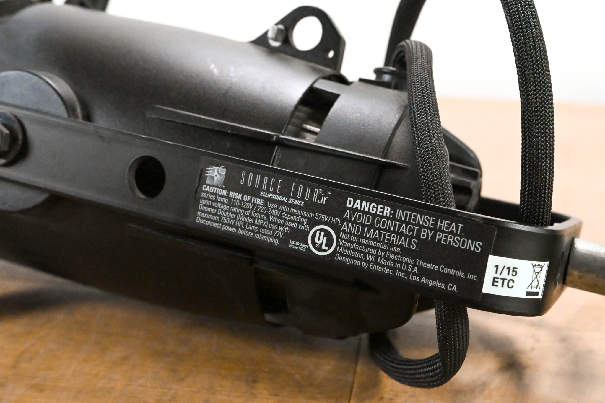 ETC Source Four Jr 26 Degree 575 Ellipsoidal Light