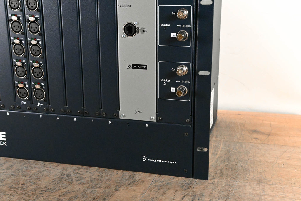 Stage Pin Rack Panel Digidesign VENUE Stage Rack - 16 inputs, with A-Net Card CG01K24