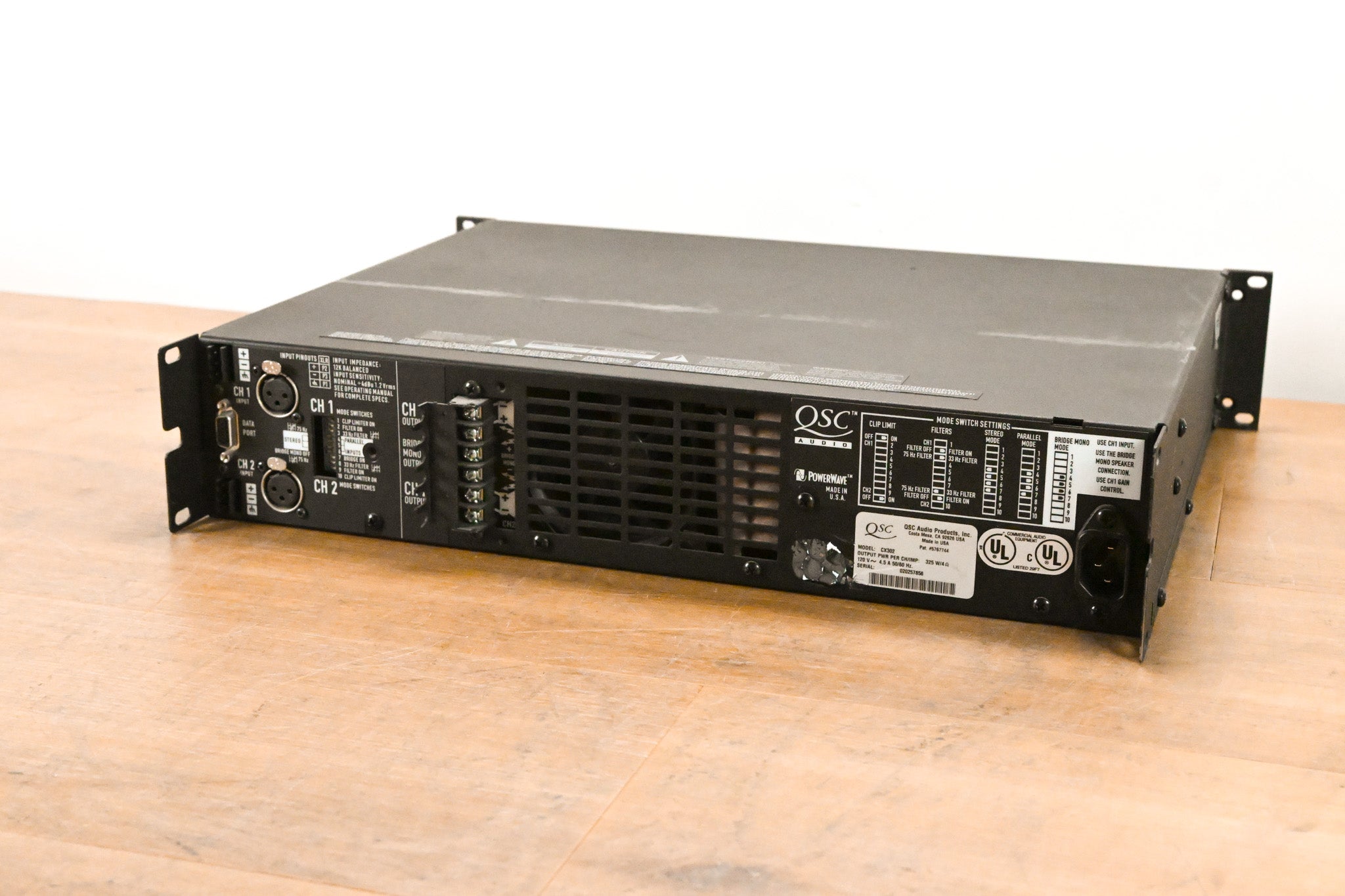 QSC CX302 2-Channel Power Amplifier