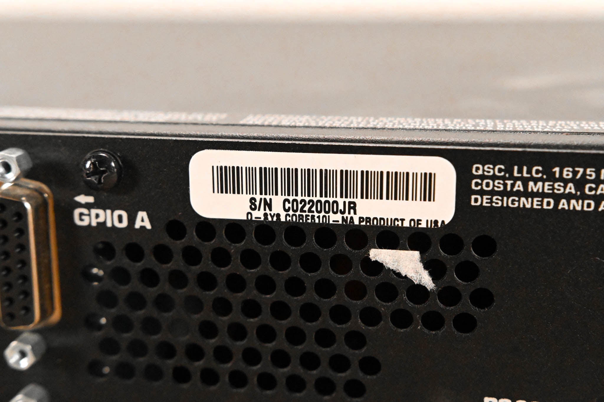 QSC Q-SYS CORE 510i Integrated Core Processor with Dante Card
