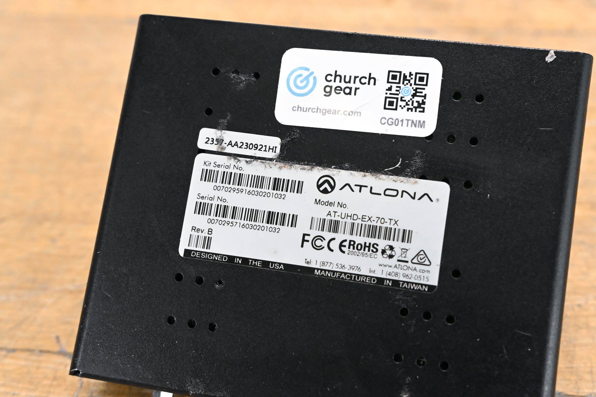 Atlona AT-UHD-EX-70-TX 4K/UHD HDMI over HDBaseT Transmitter (NO PSU)