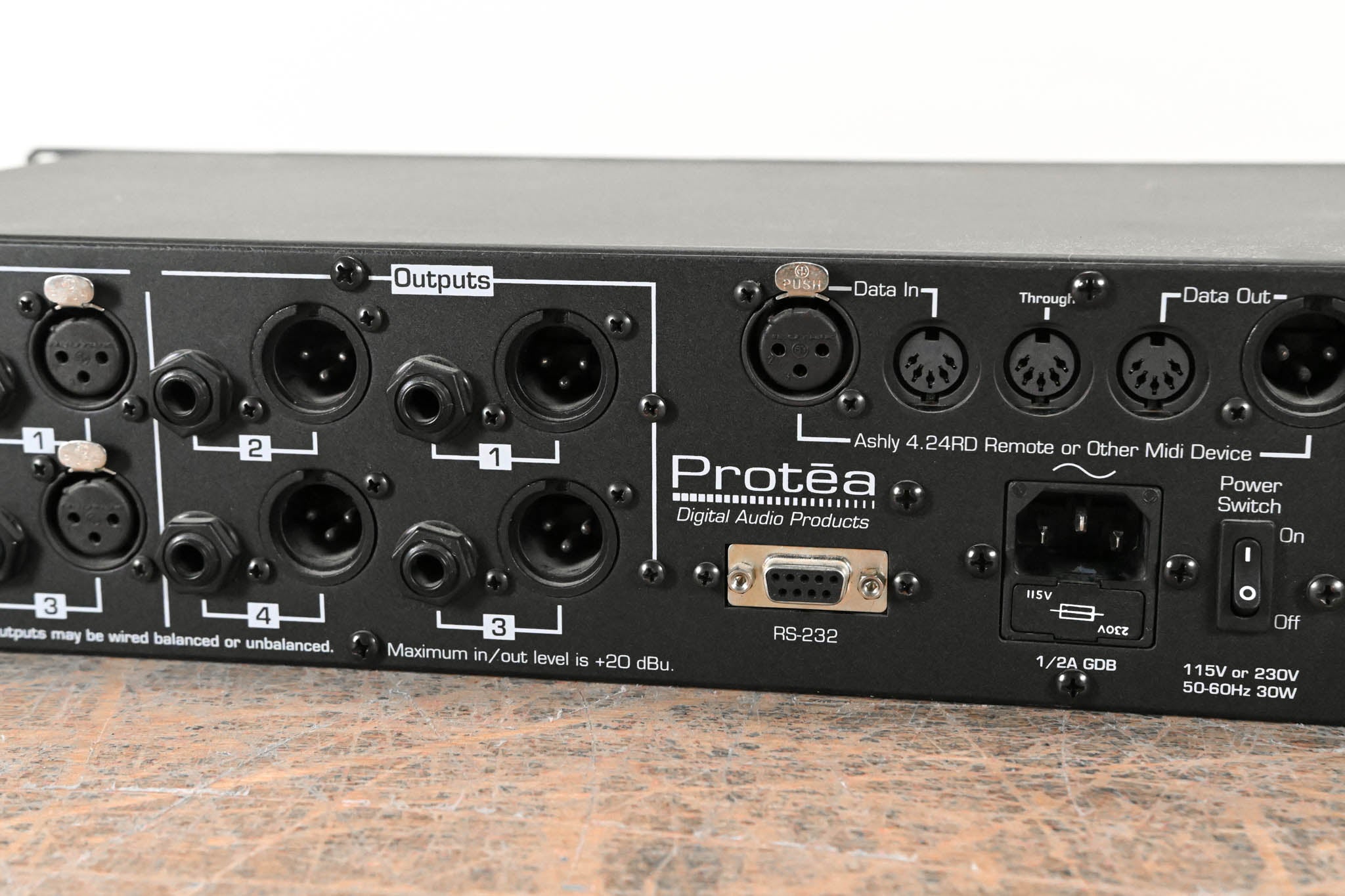 Ashly Protea System II 4.24G 4-Channel Digital Graphic Equalizer