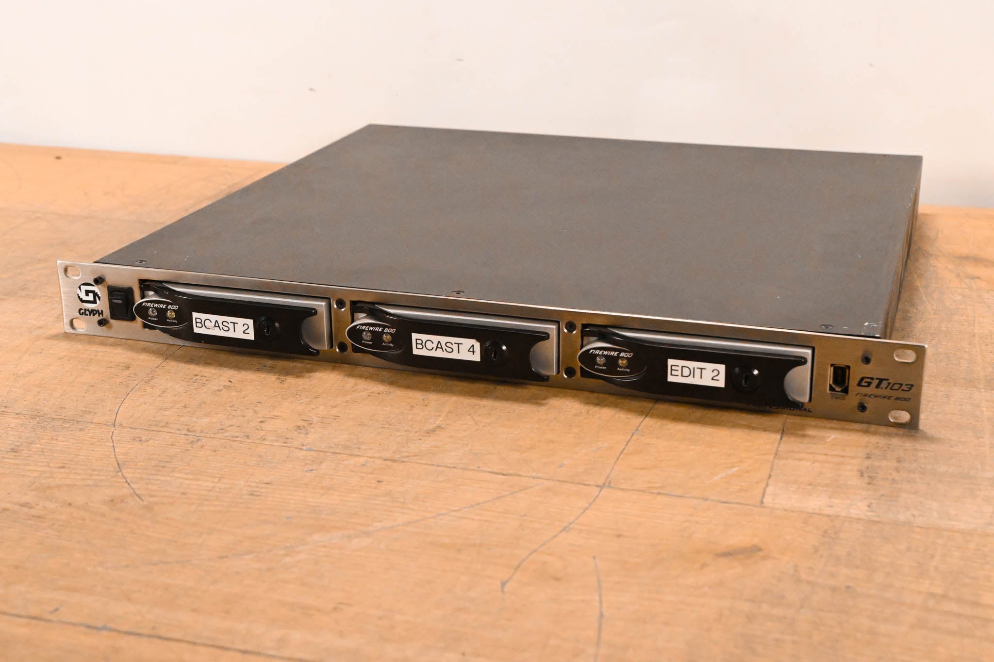 Glyph GT103 Firewire 800 3 Bay Hard Drive Docking Station (NO KEYS)