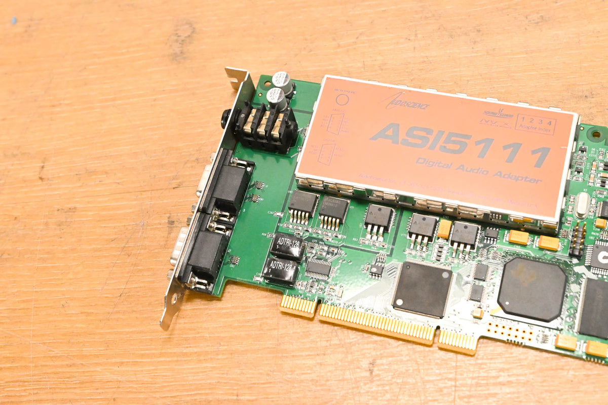 AudioScience ASI5111 Analog & AES/EBU PCI Broadcast Sound Card