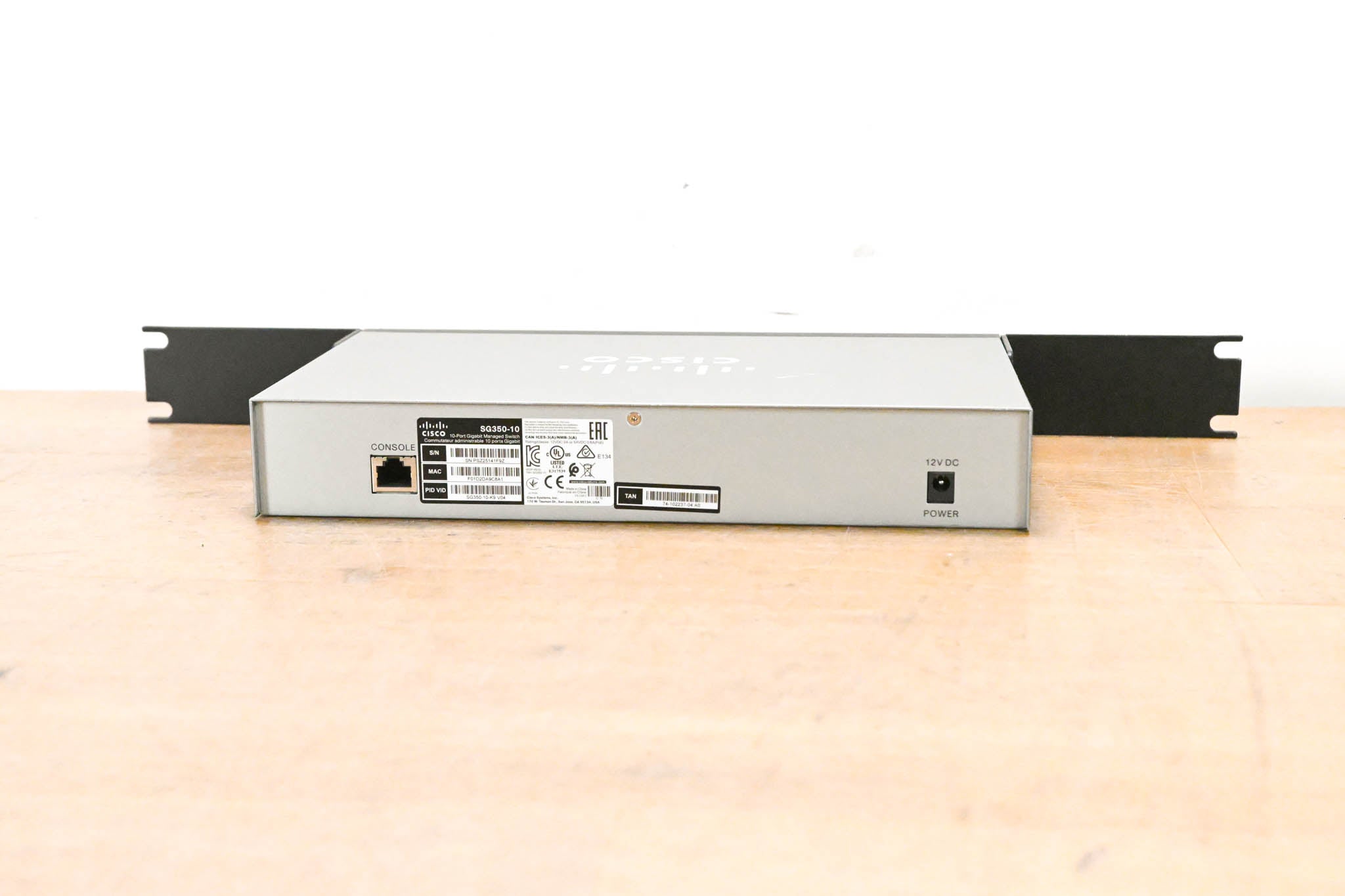 Cisco SG350-10 10-Port Gigabit Managed Switch (NO POWER SUPPLY)