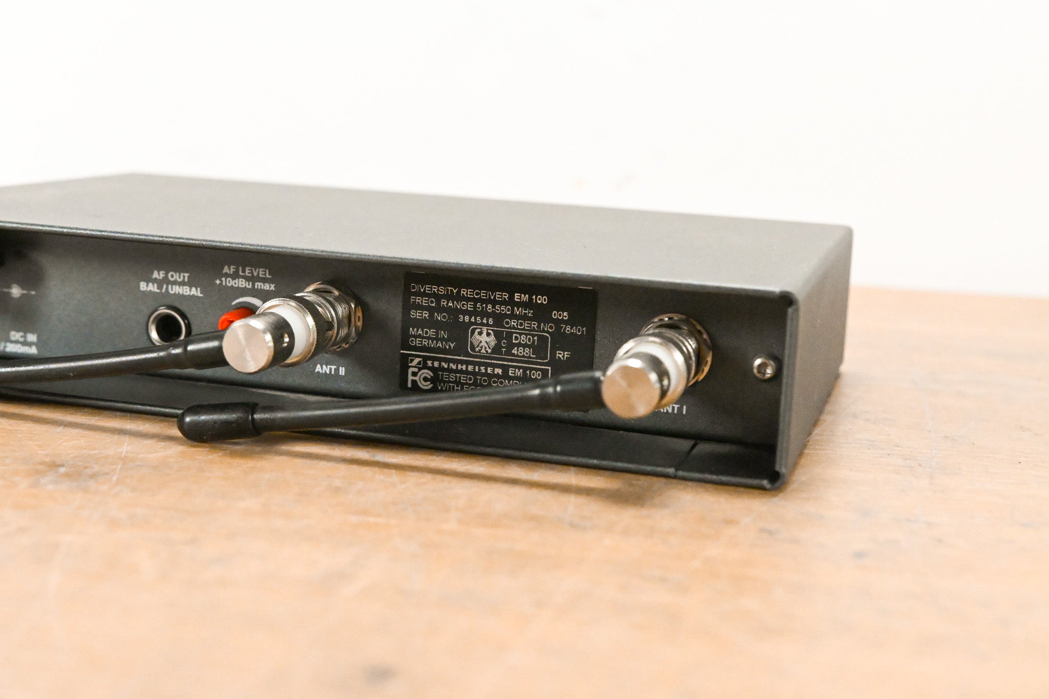 Sennheiser EM 100 Wireless Receiver - 518-550 MHz (NO POWER SUPPLY)