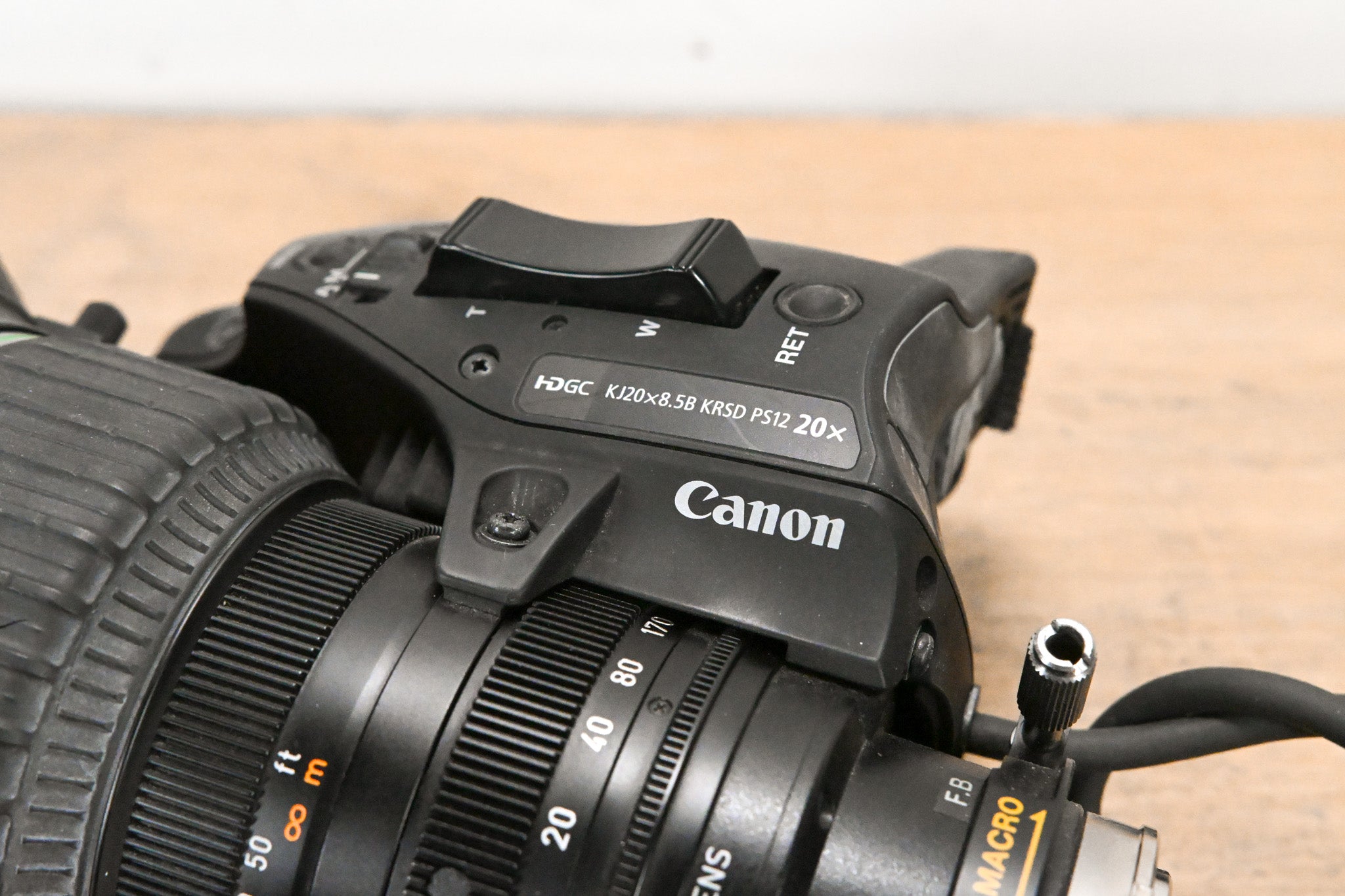 Canon KJ20x8.5B KRSD PS12 20x HDgc Series HDTV Zoom Lens 1:8.5-170mm