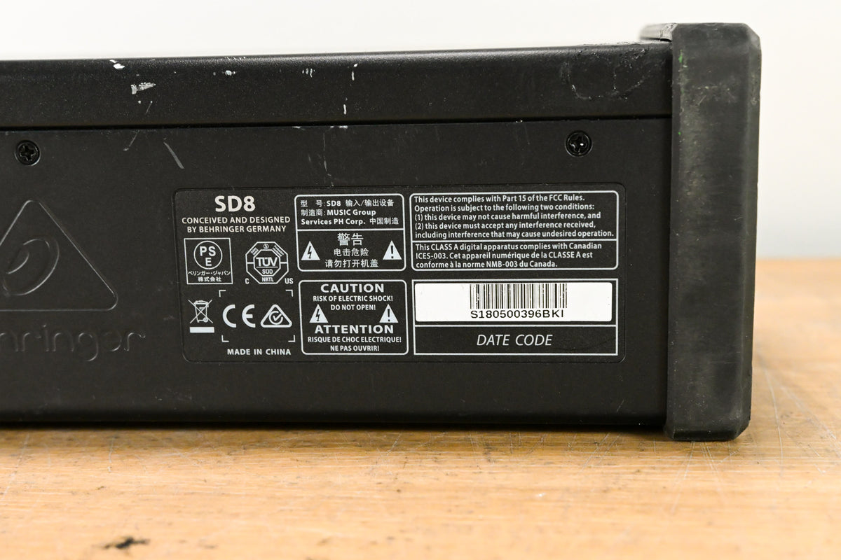Behringer SD8 8-Channel Stage Box