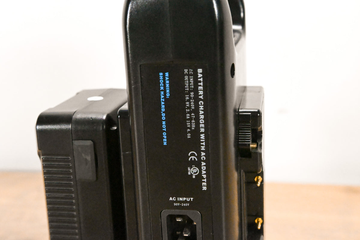 IndiPRO PD-2KA Gold-Mount Dual Battery Charger w/ one 98Wh Battery