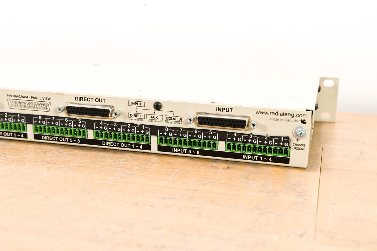 Radial Engineering OX8-j Jensen-Equipped 8-Channel Microphone Splitter