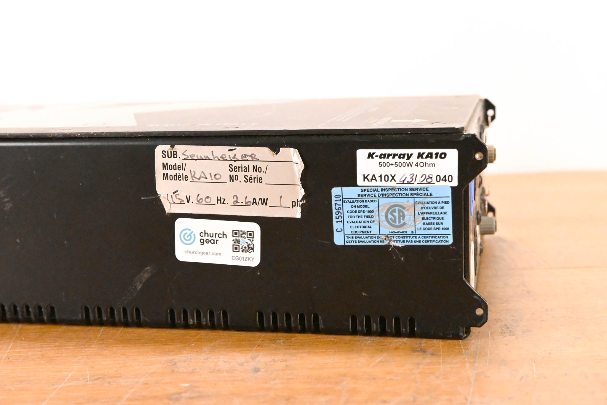 K-Array KA10 Class D Digital Audio Power Amplifier with Onboard DSP