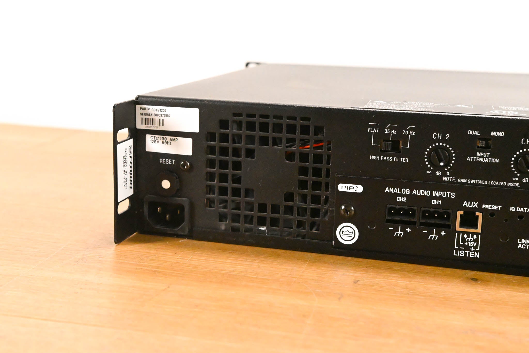 Crown CTs 1200 Two-Channel 600W Power Amplifier