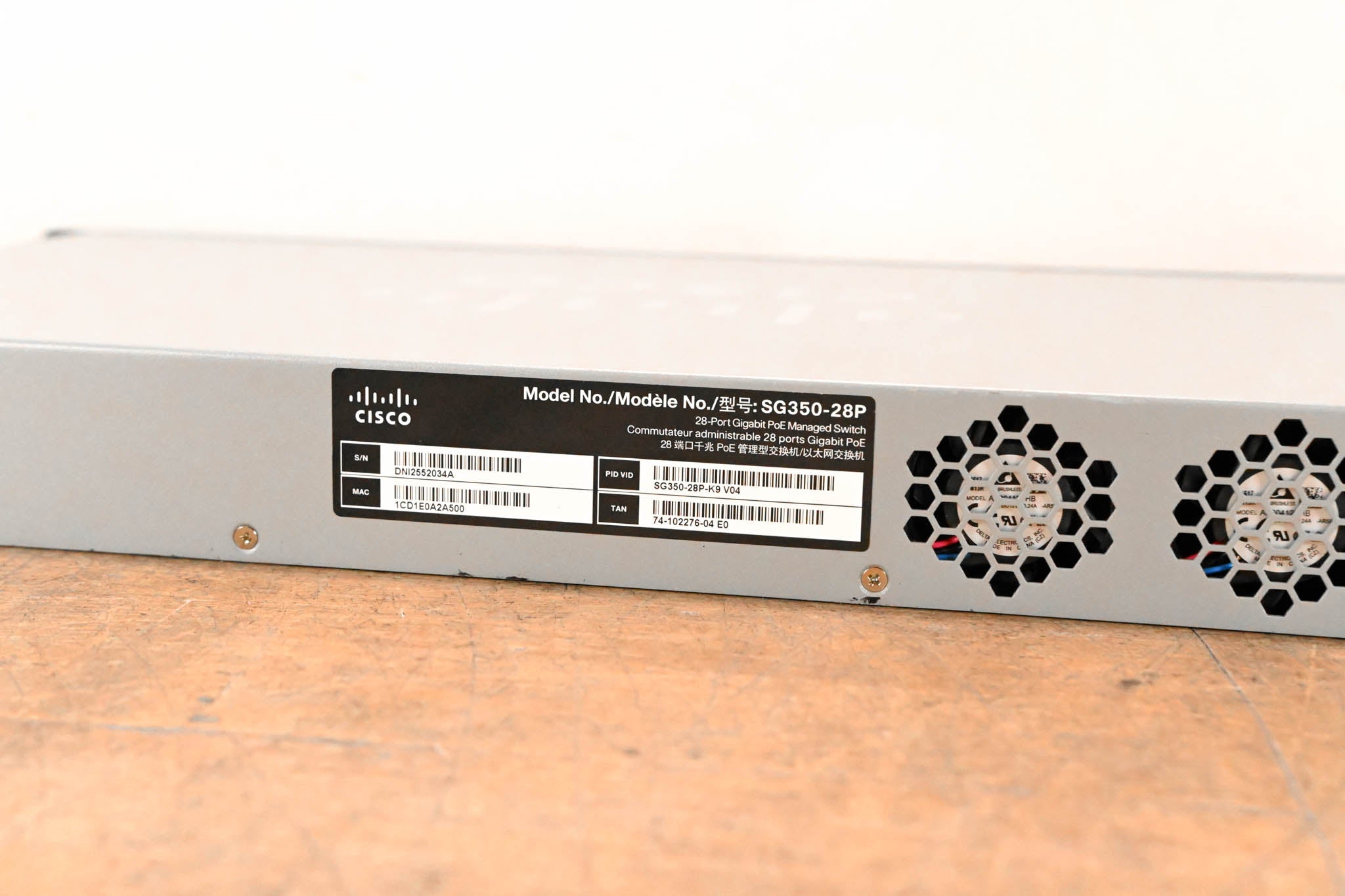 Cisco SG350-28P 28-Port Gigabit PoE Managed Switch