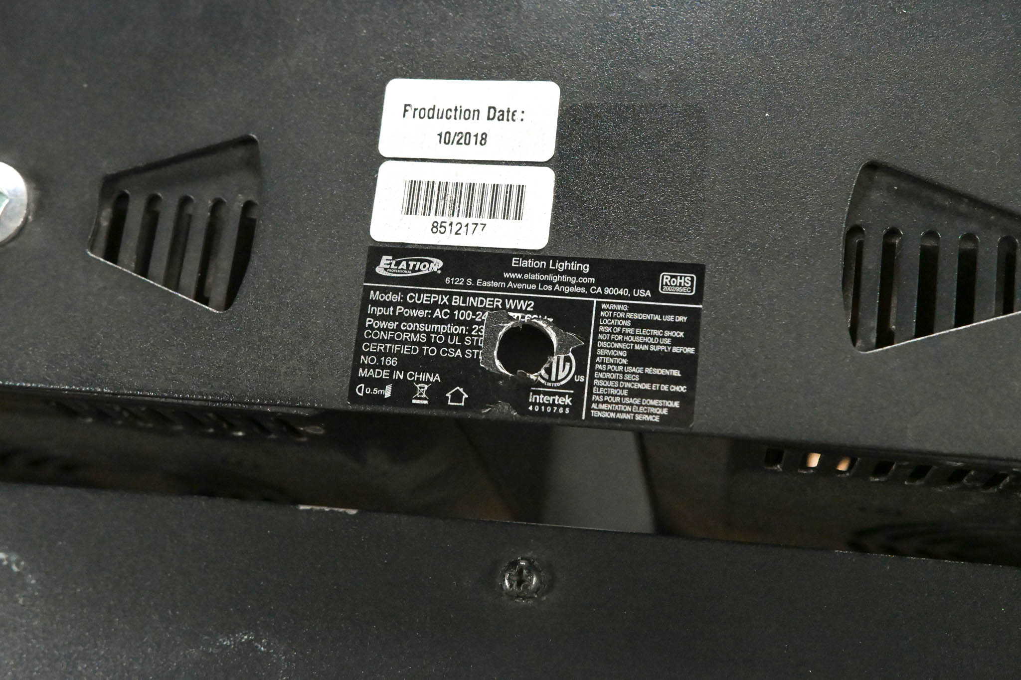 Elation CUEPIX Blinder WW2 2x 100W WW LED Blinder