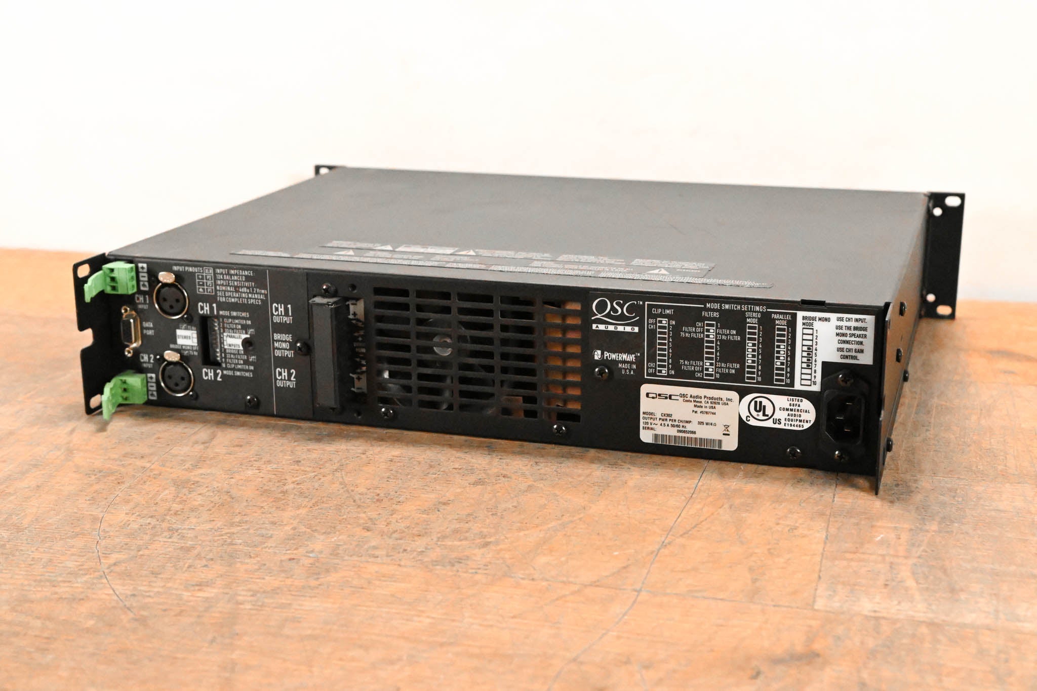 QSC CX302 2-Channel Power Amplifier