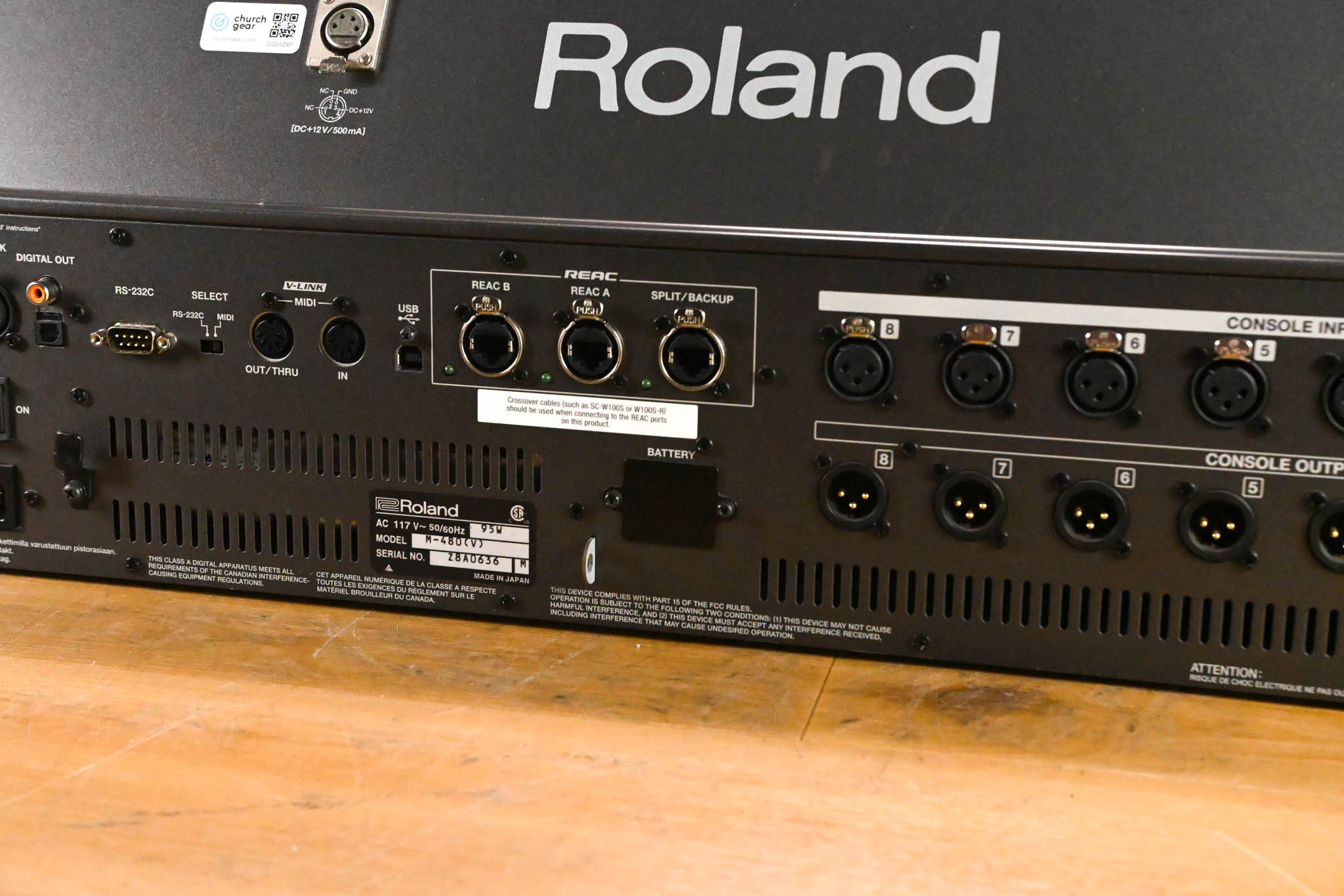 Roland M-480 48-Channel Live Digital Mixing Console