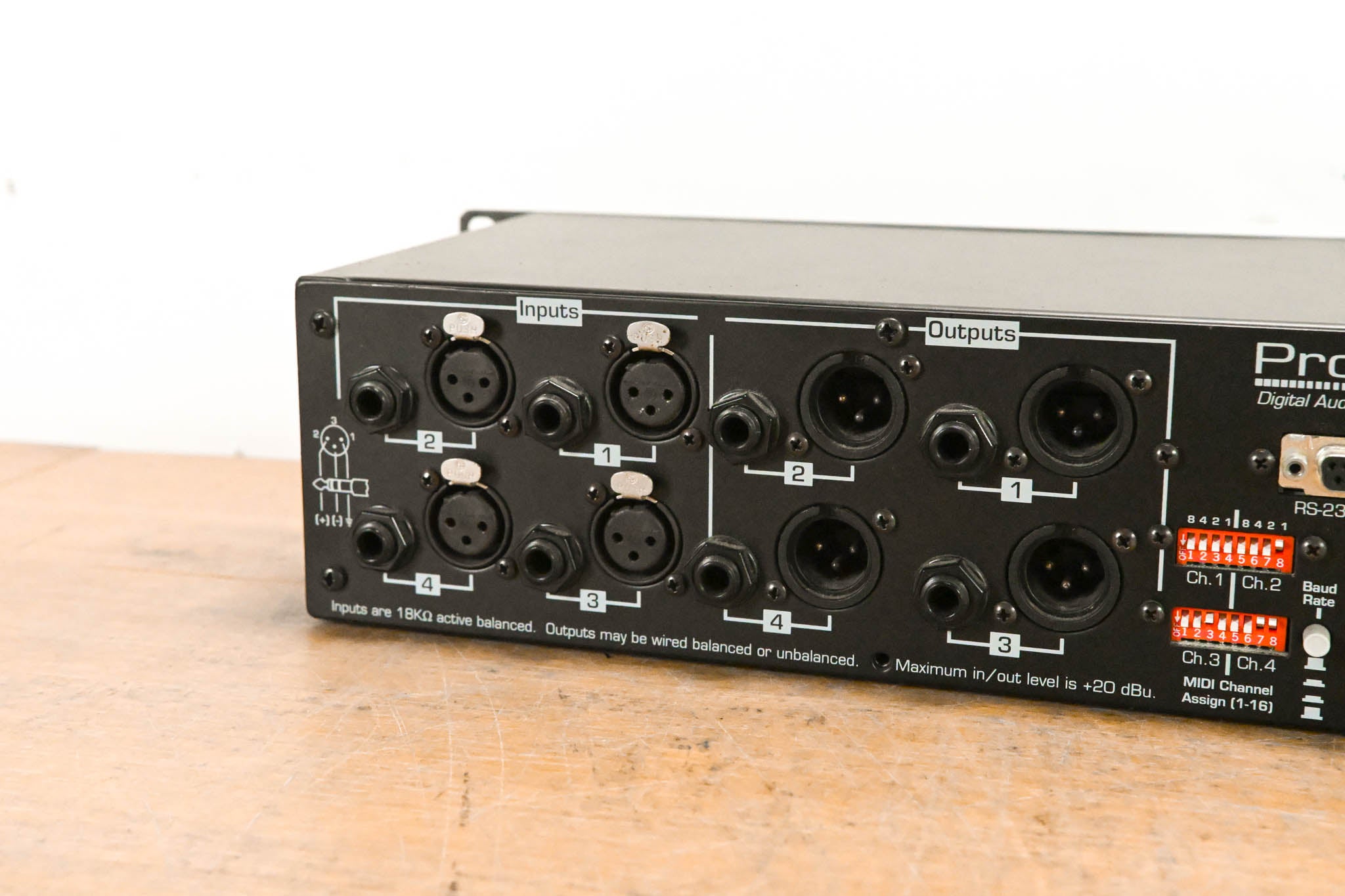 Ashly Protea 4.24GS 4-Channel Digital Graphic Equalizer Slave
