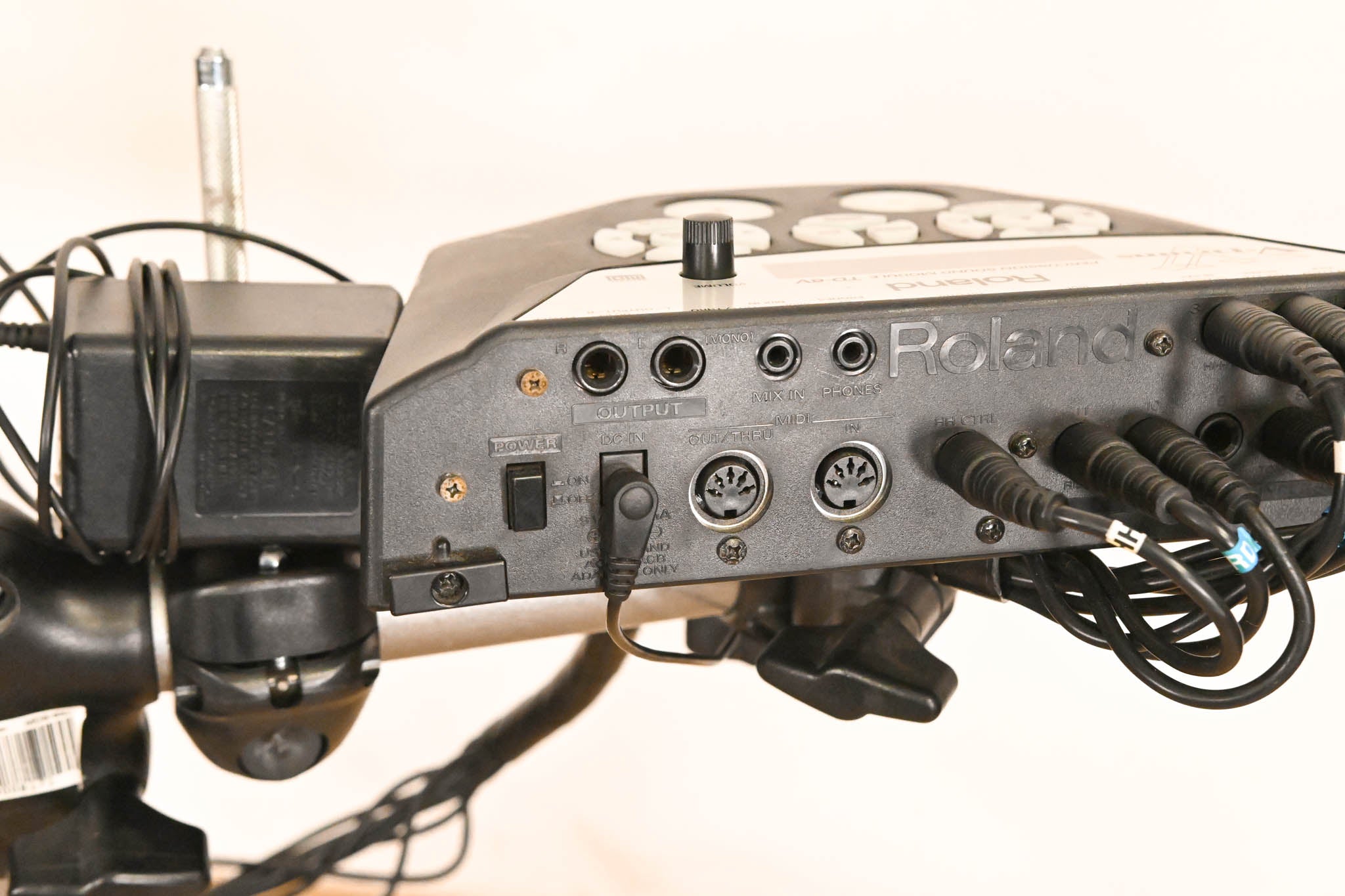 Roland TD-6V Electronic Drum Kit Module w/Frame + Cables (NO DRUM PADS)