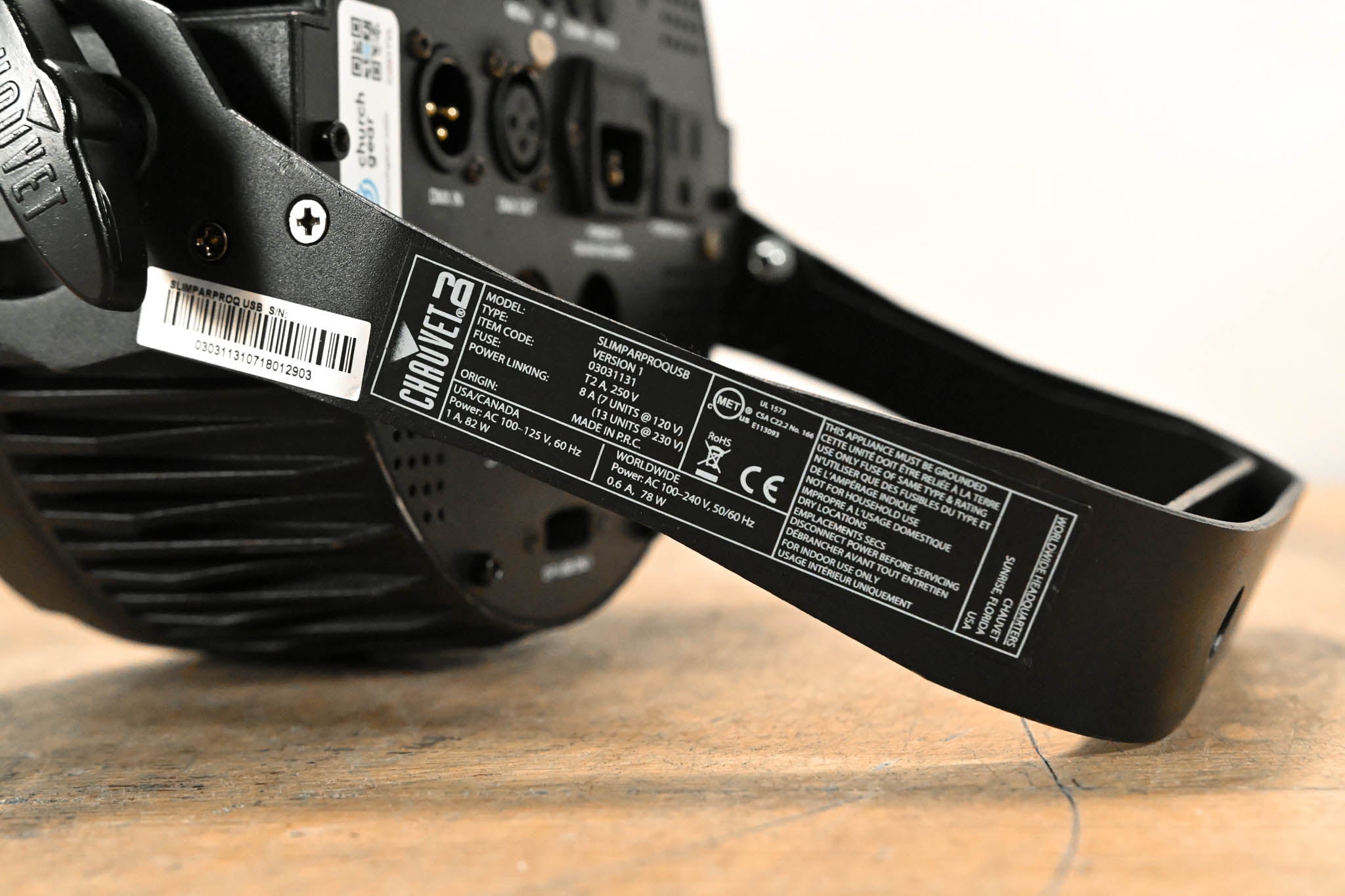 Chauvet SlimPAR Pro Q USB RGBA LED Low-Profile Par Wash Light