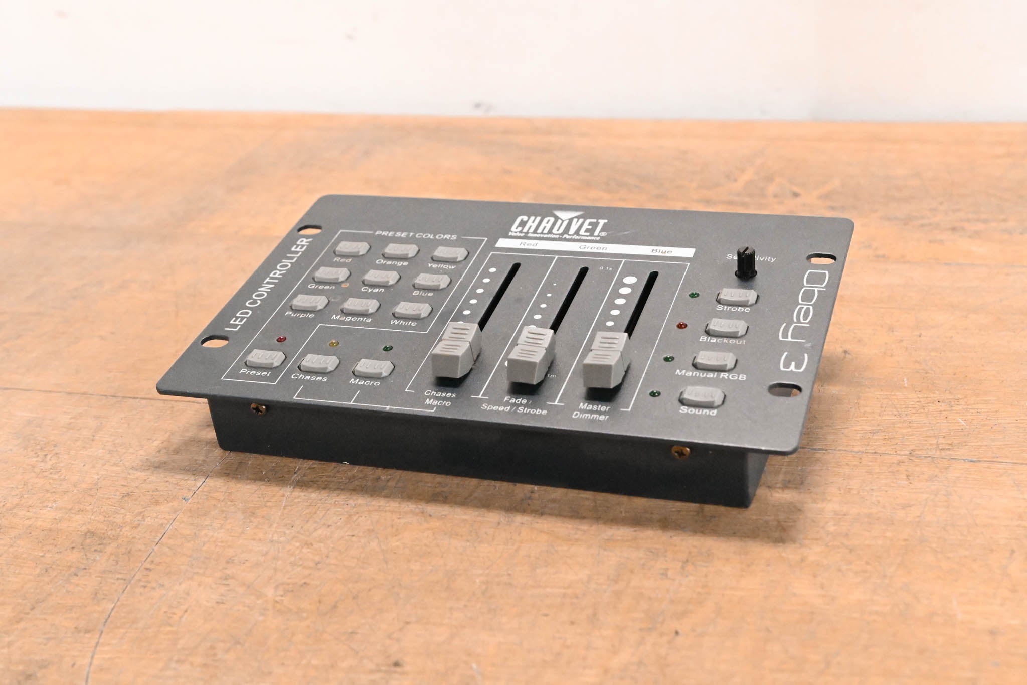 Chauvet Obey 3 3-Channel DMX Lighting Controller (NO POWER SUPPLY)