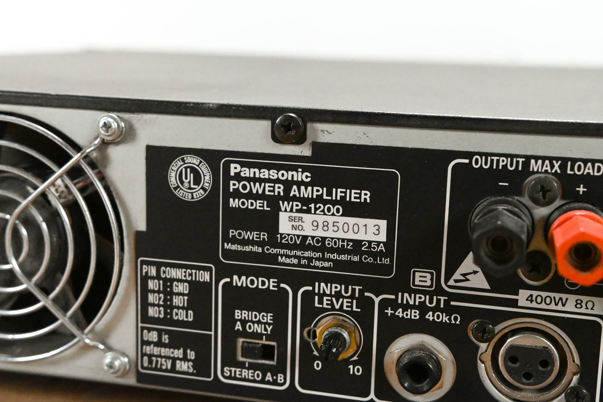 Ramsa WP-1200 2-Channel Power Amplifier