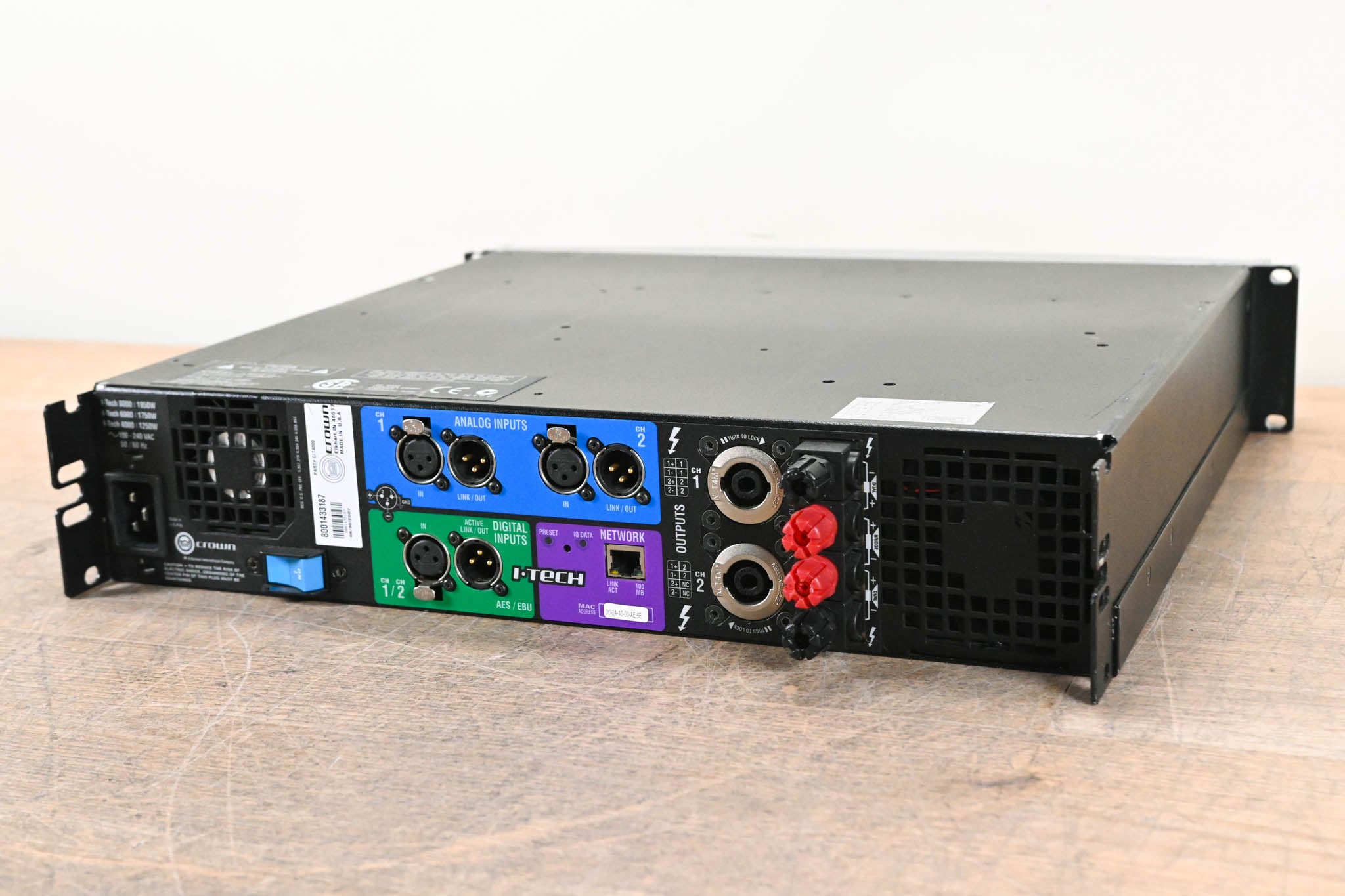 Crown I-Tech 4000 2-Channel Power Amplifier