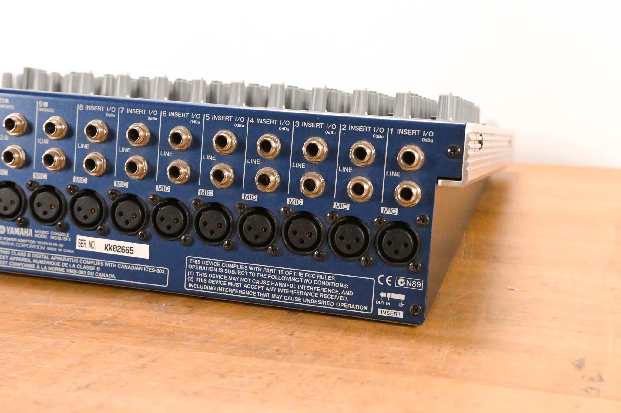 Yamaha MG16/6FX 16-Channel 6-Bus Analog Mixing Console (NO POWER SUPPLY)