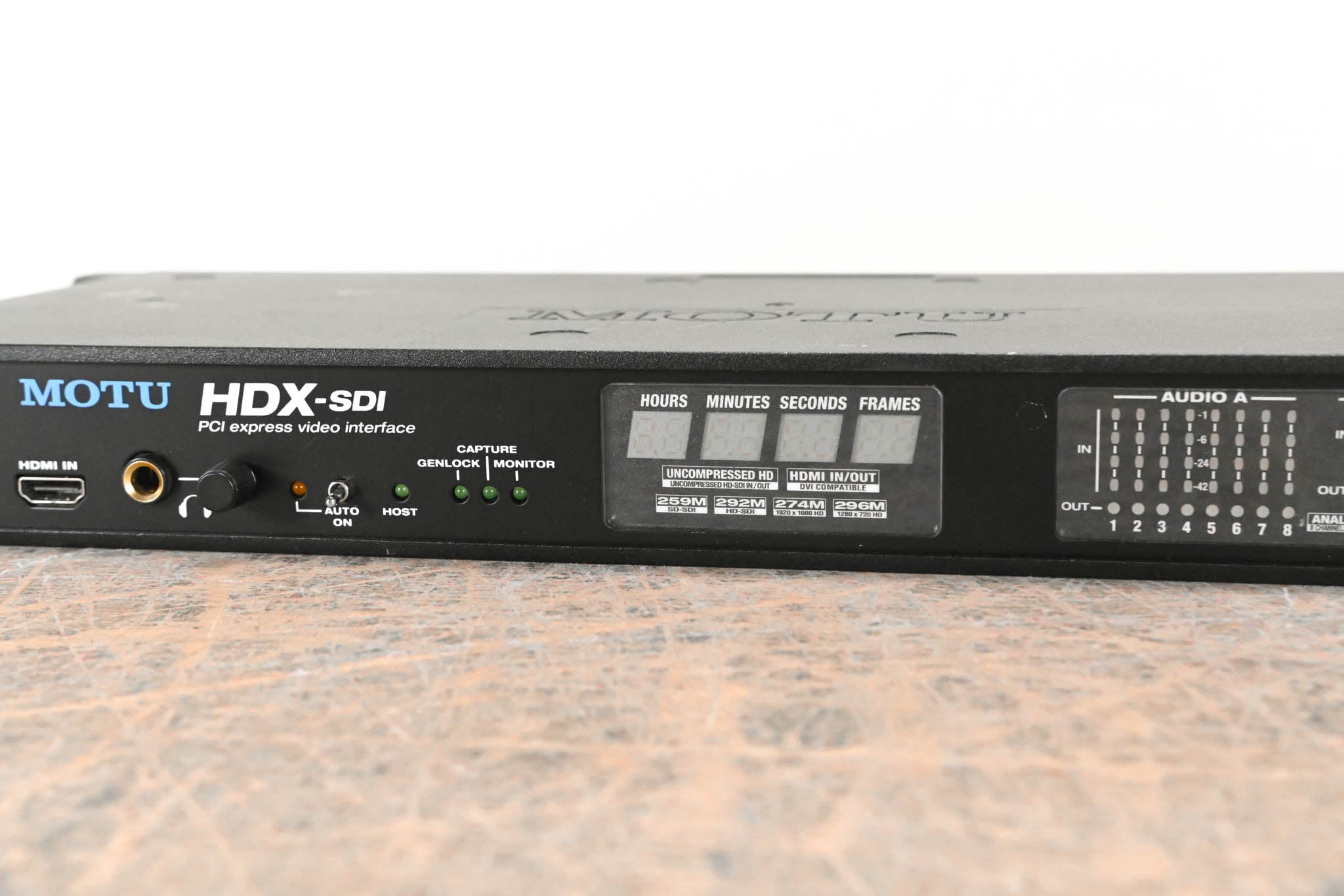 MOTU HDX-SDI PCI Express Video Interface