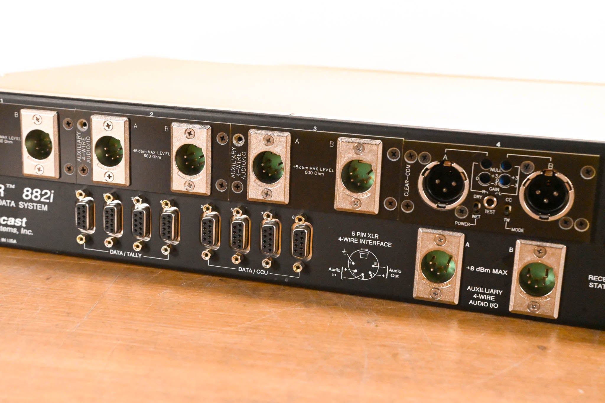 Telecast Fiber Systems Adder 882i Fiber Intercom Data System (NO PSU)